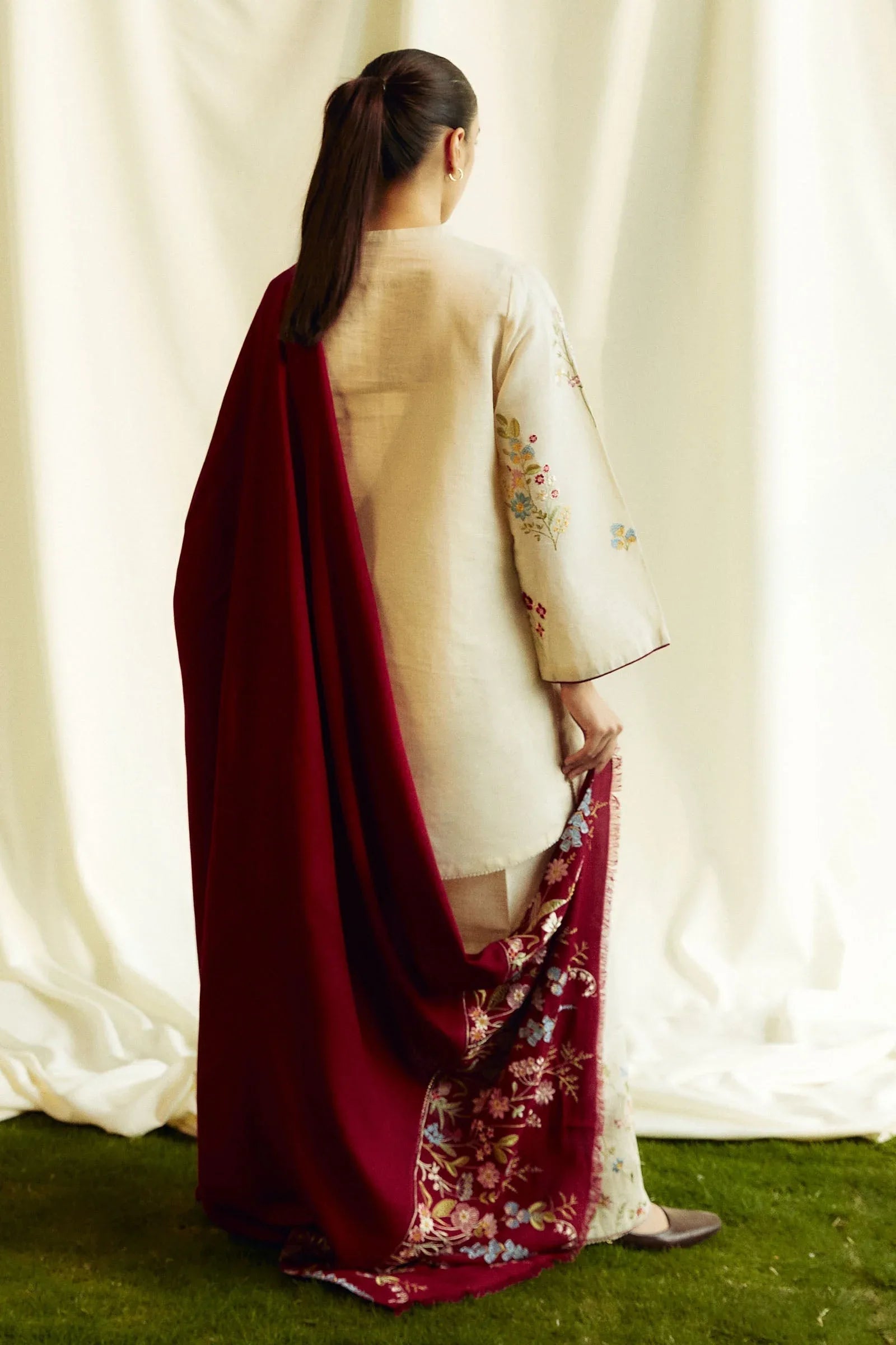Zara Shahjahan | Coco Winter 24 | Citrine-2B - Aqsa Fabrics
