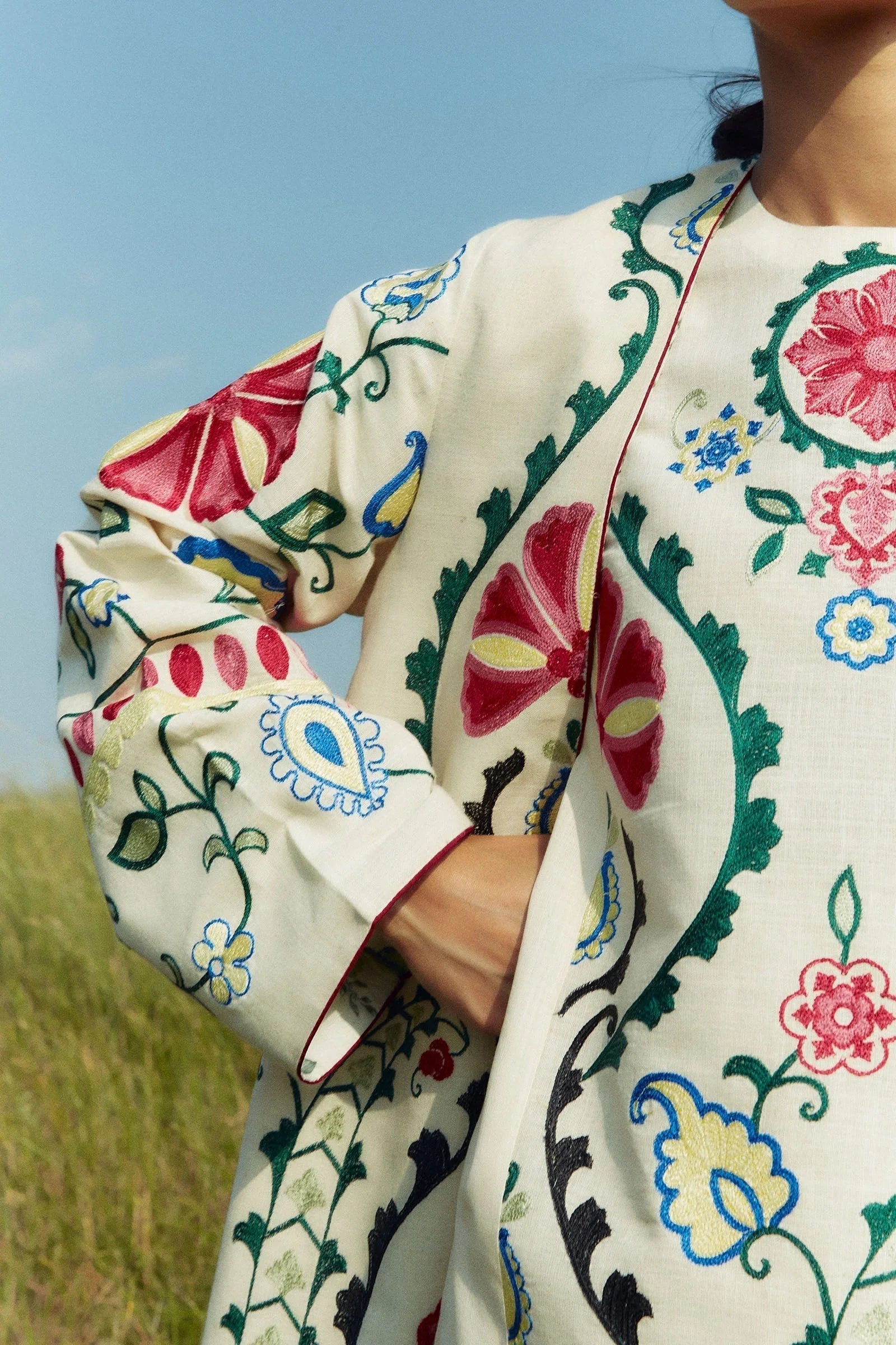 Zara Shahjahan | Coco Winter 24 | Moonstone-1A - Aqsa Fabrics