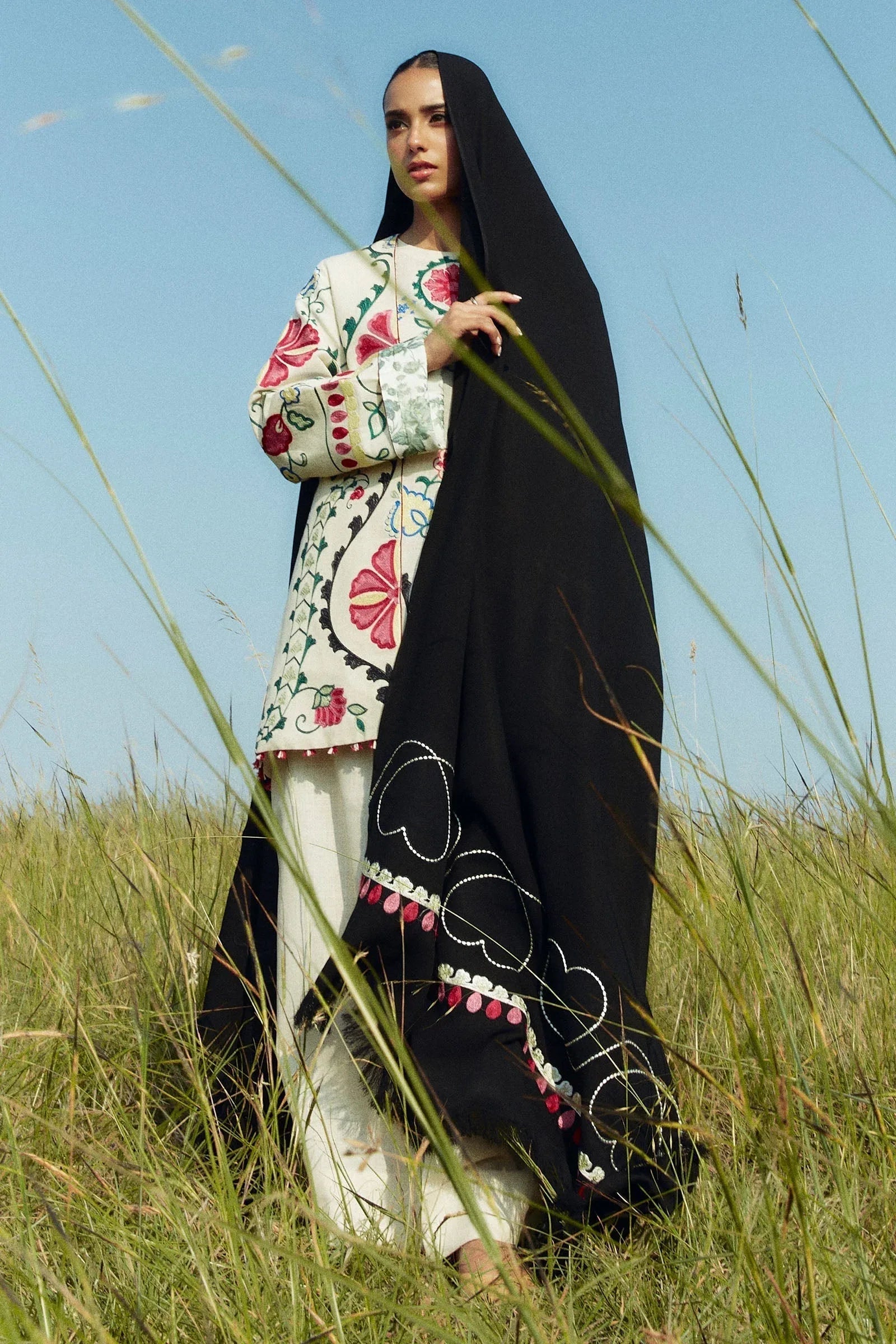 Zara Shahjahan | Coco Winter 24 | Moonstone-1A - Aqsa Fabrics