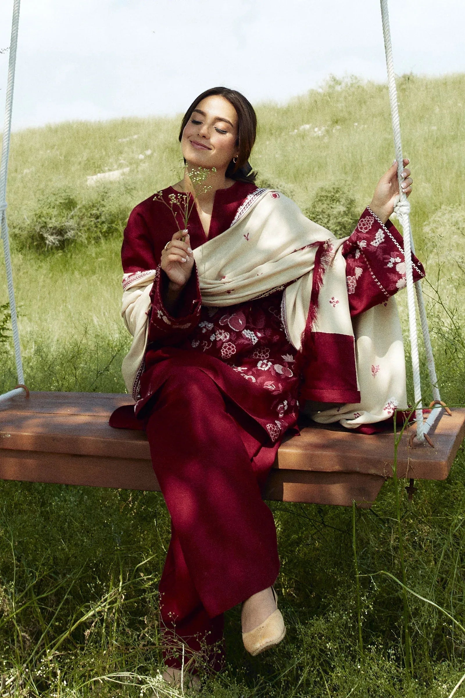 Zara Shahjahan | Coco Winter 24 | Onyx-7A - Aqsa Fabrics