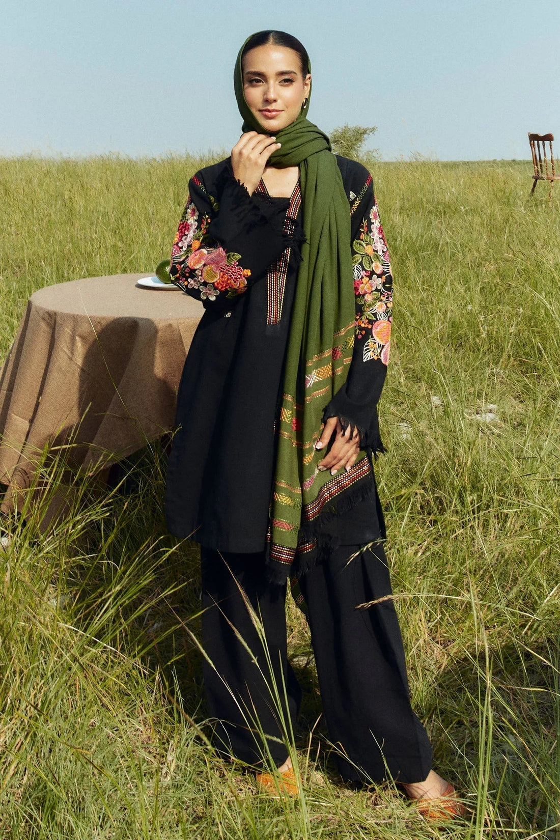 Zara Shahjahan | Coco Winter 24 | Opal-6A - Aqsa Fabrics