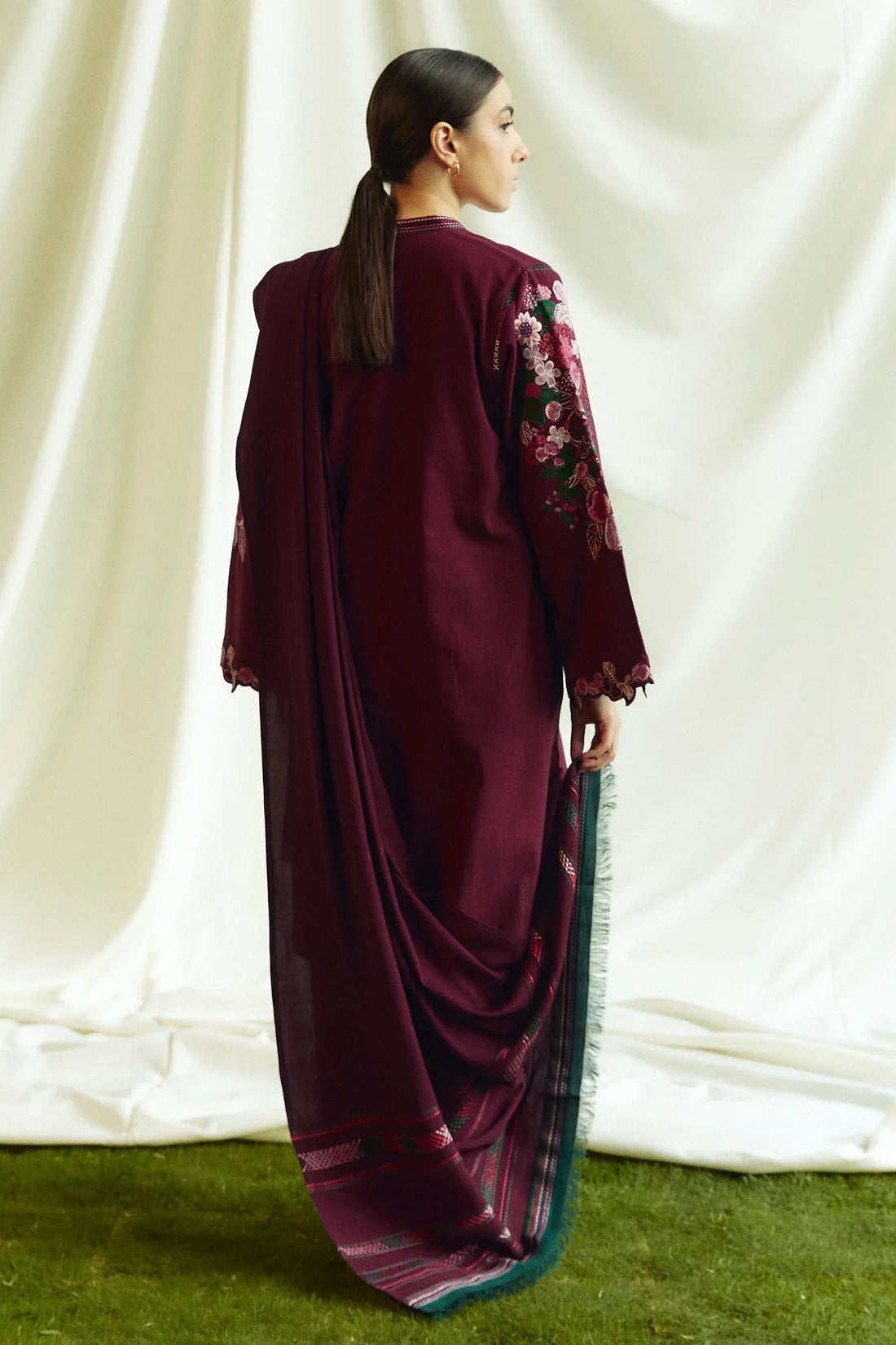 Zara Shahjahan | Coco Winter 24 | Opal-6B - Aqsa Fabrics