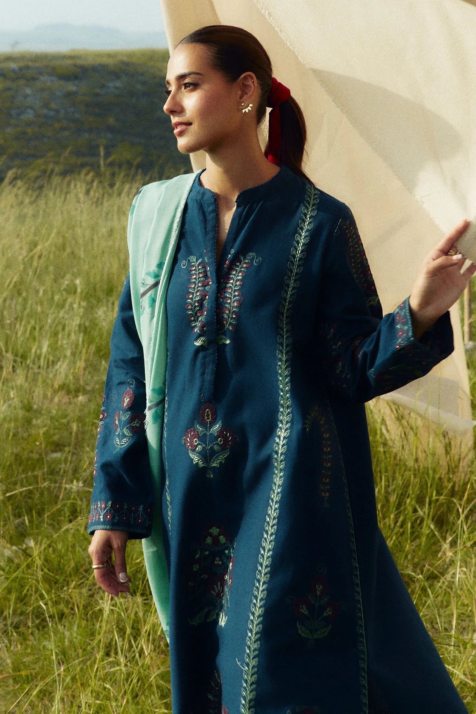 Zara Shahjahan | Coco Winter 24 | Pearl-3A - Aqsa Fabrics