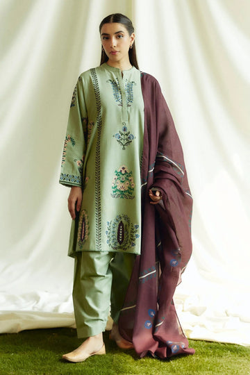 Zara Shahjahan | Coco Winter 24 | Pearl-3B - Aqsa Fabrics