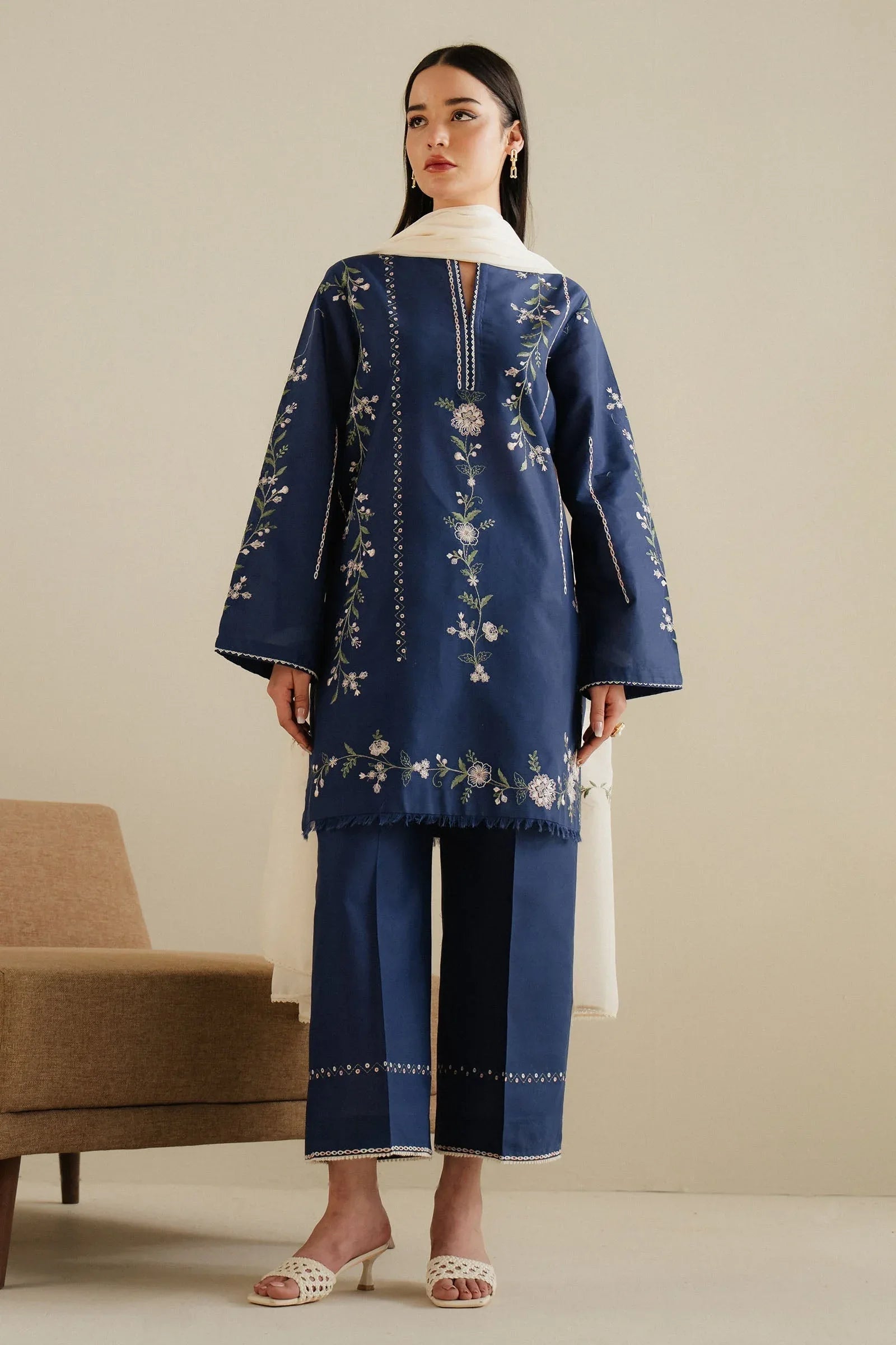 Zara Shahjahan | Eid Pret 25 | CR25P0107 - Aqsa Fabrics