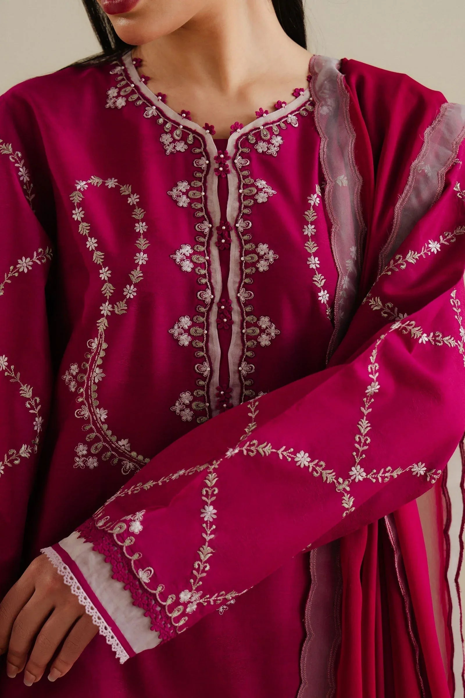 Zara Shahjahan | Eid Pret 25 | CR25P0228 - Aqsa Fabrics