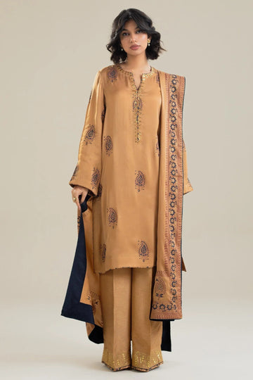 Zara Shahjahan | Handcrafted Suits | ZHC-043 - Aqsa Fabrics