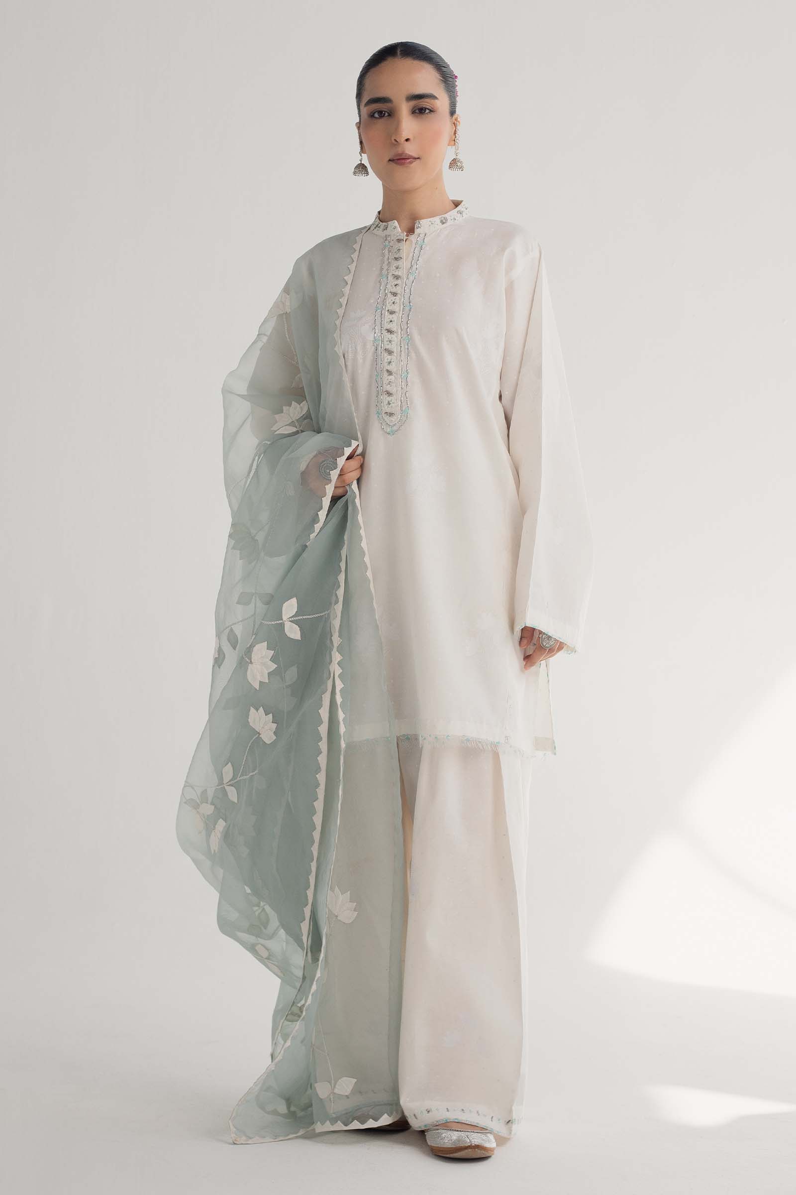 Zara Shahjahan | Handcrafted Suits | ZHC-046 - Aqsa Fabrics