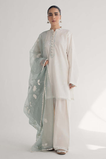 Zara Shahjahan | Handcrafted Suits | ZHC-046 - Aqsa Fabrics