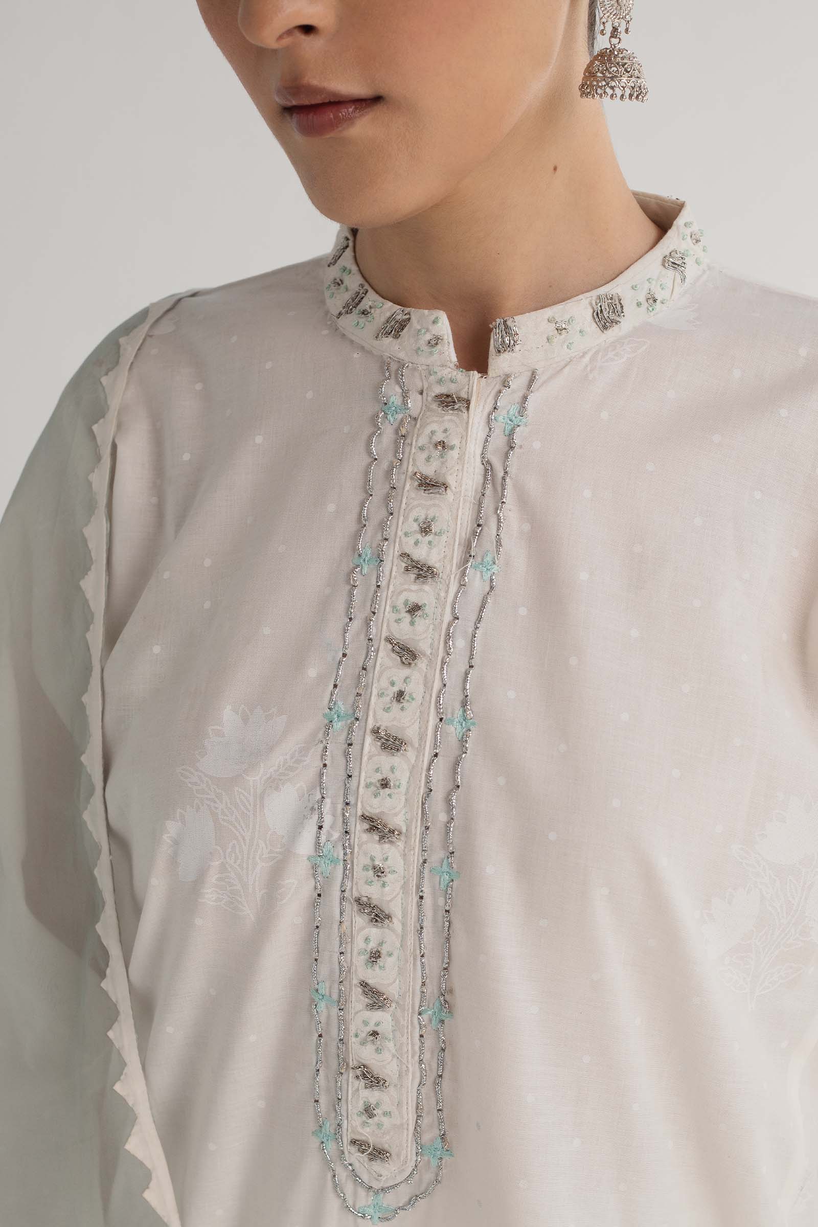 Zara Shahjahan | Handcrafted Suits | ZHC-046 - Aqsa Fabrics