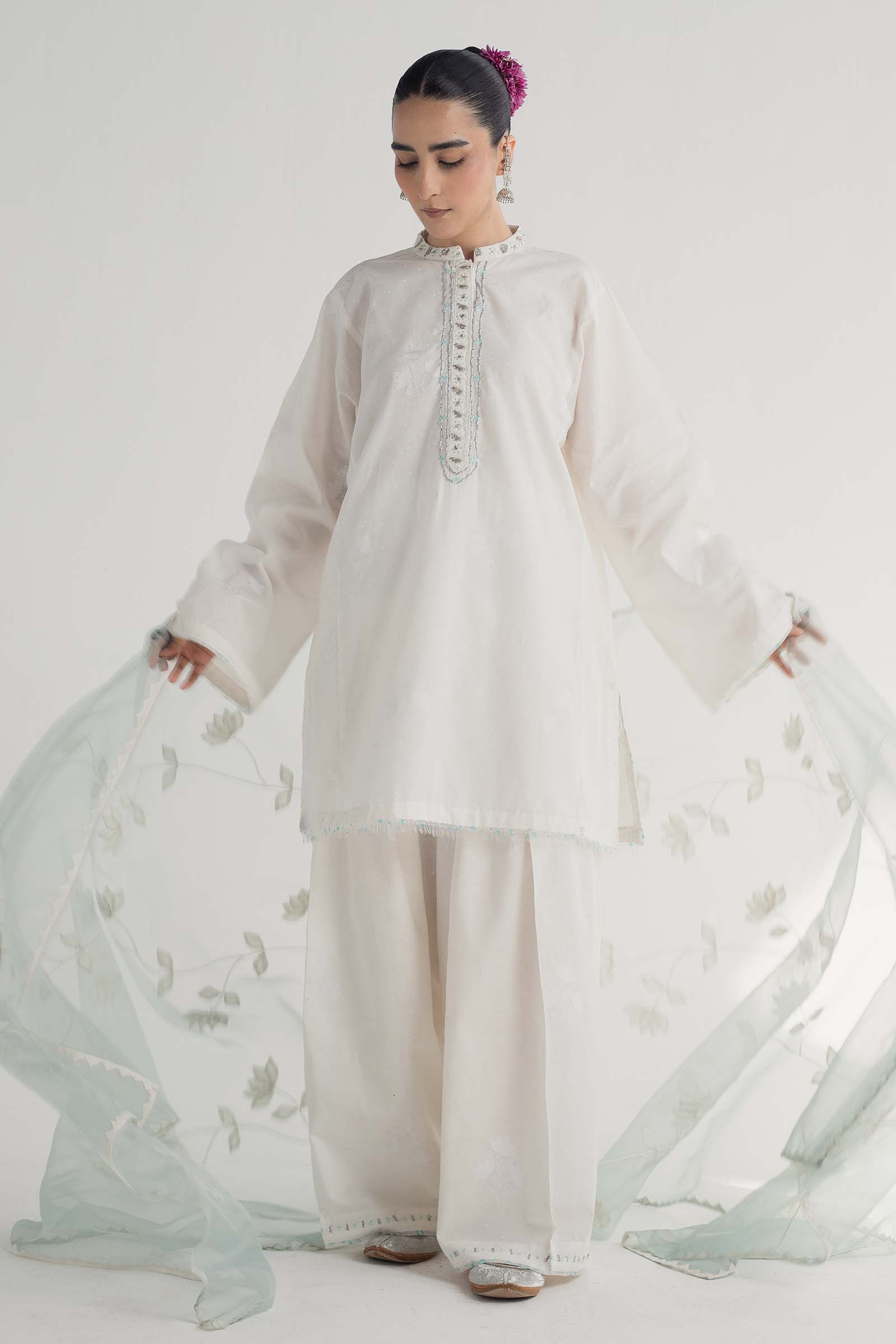 Zara Shahjahan | Handcrafted Suits | ZHC-046 - Aqsa Fabrics