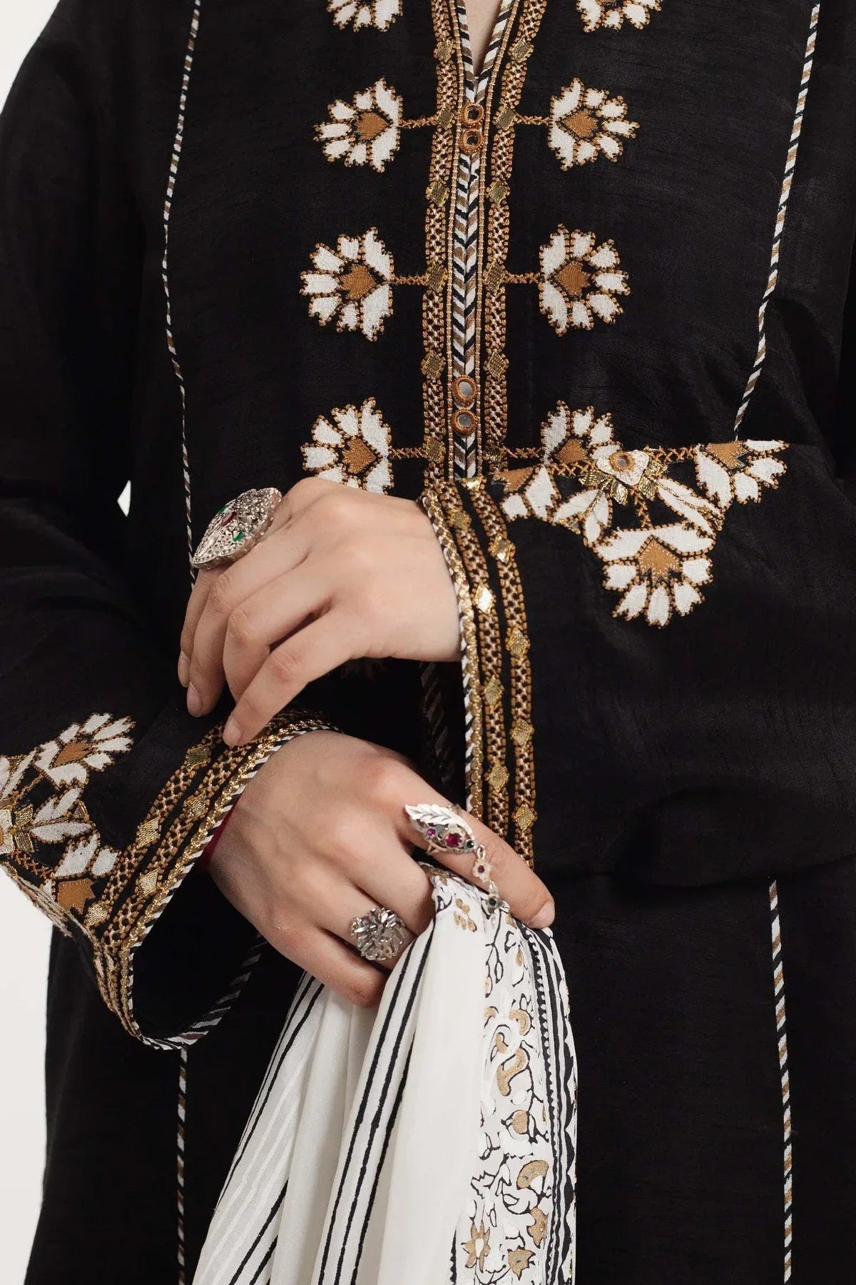 Zara Shahjahan | Handcrafted Suits | ZHC-048 - Aqsa Fabrics