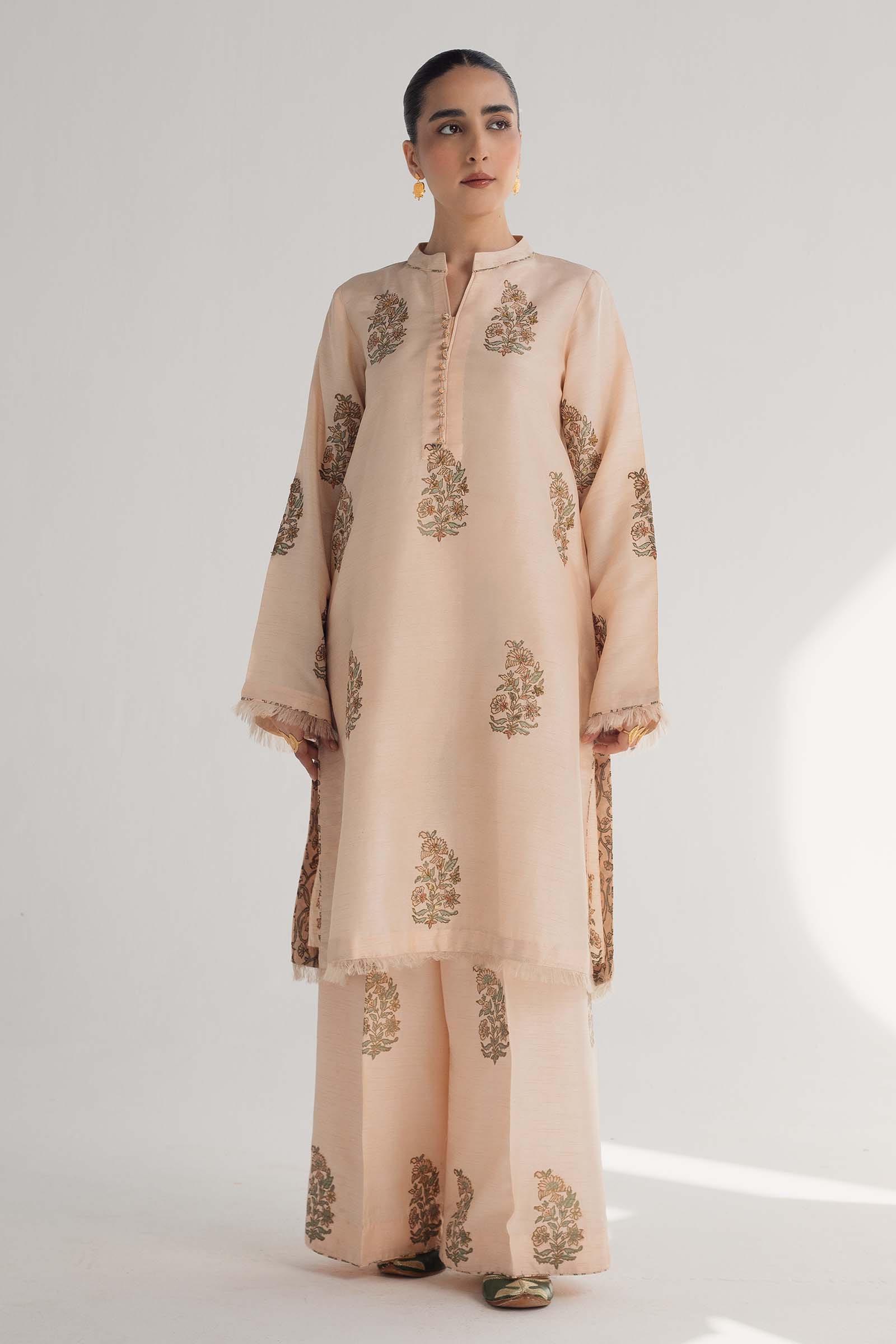 Zara Shahjahan | Handcrafted Suits | ZHC-049 - Aqsa Fabrics