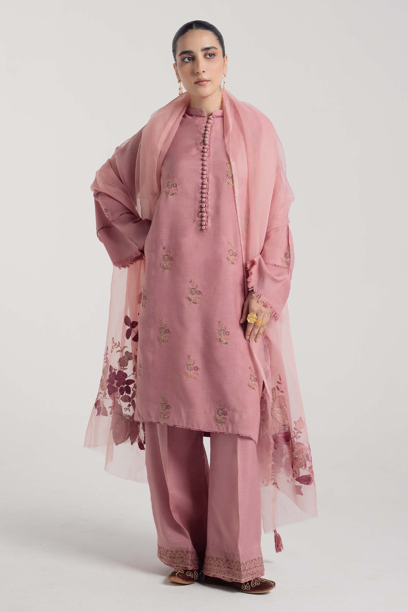 Zara Shahjahan | Handcrafted Suits | ZHC-050 - Aqsa Fabrics