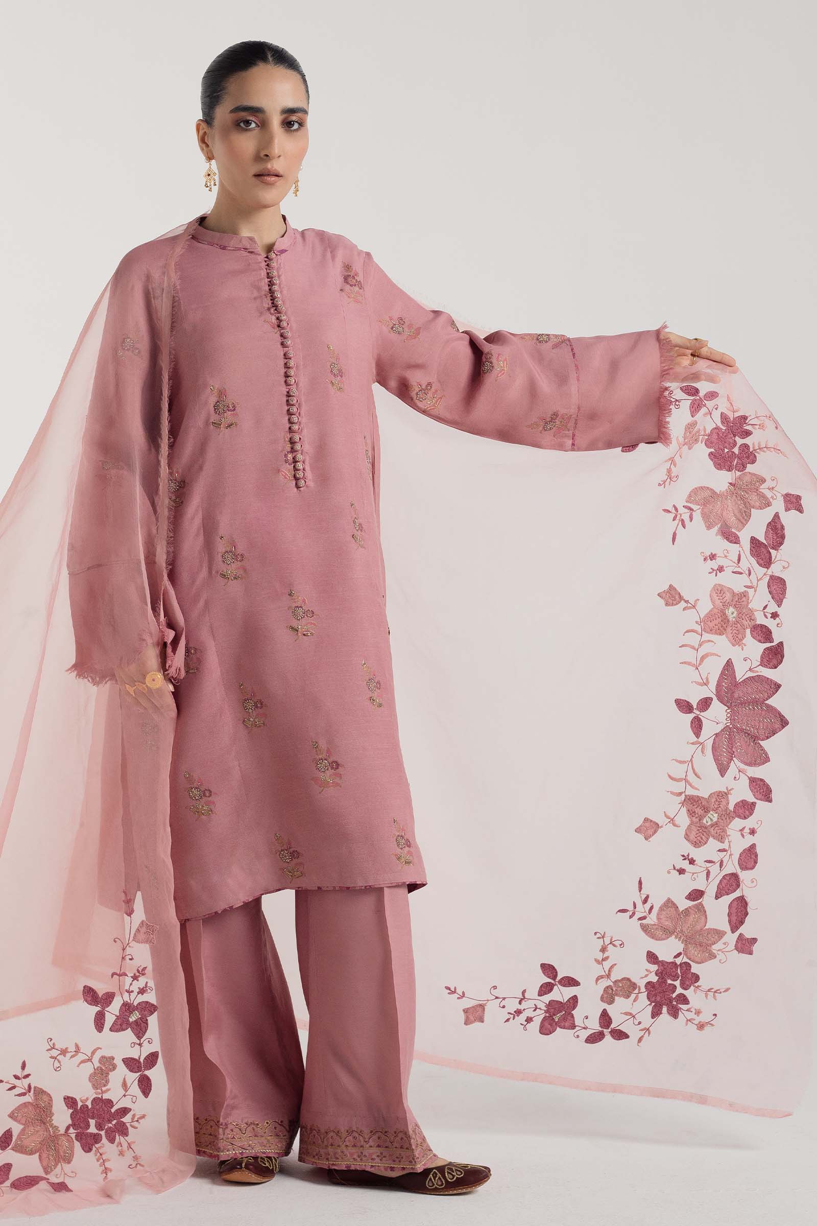 Zara Shahjahan | Handcrafted Suits | ZHC-050 - Aqsa Fabrics