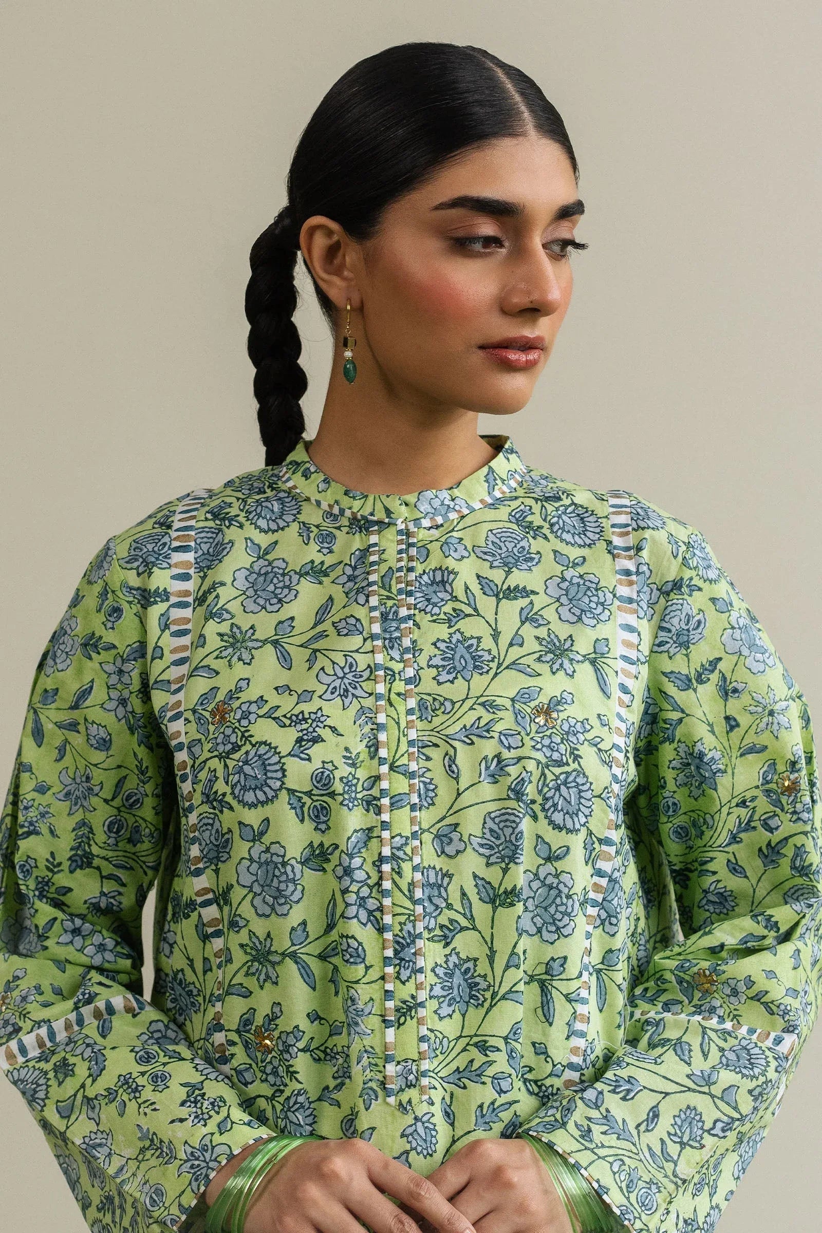 Zara Shahjahan | Handcrafted Suits | ZHC-052 - Aqsa Fabrics