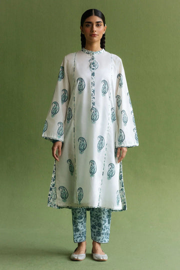 Zara Shahjahan | Handcrafted Suits | ZHC-054 - Aqsa Fabrics