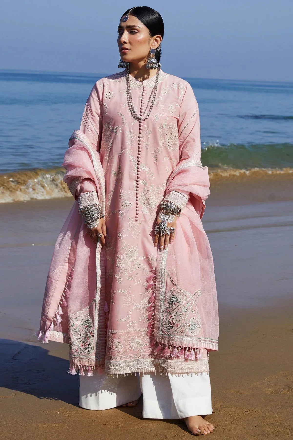 Zara Shahjahan | Luxury Lawn 24 | AMIRA-5A - Aqsa Fabrics