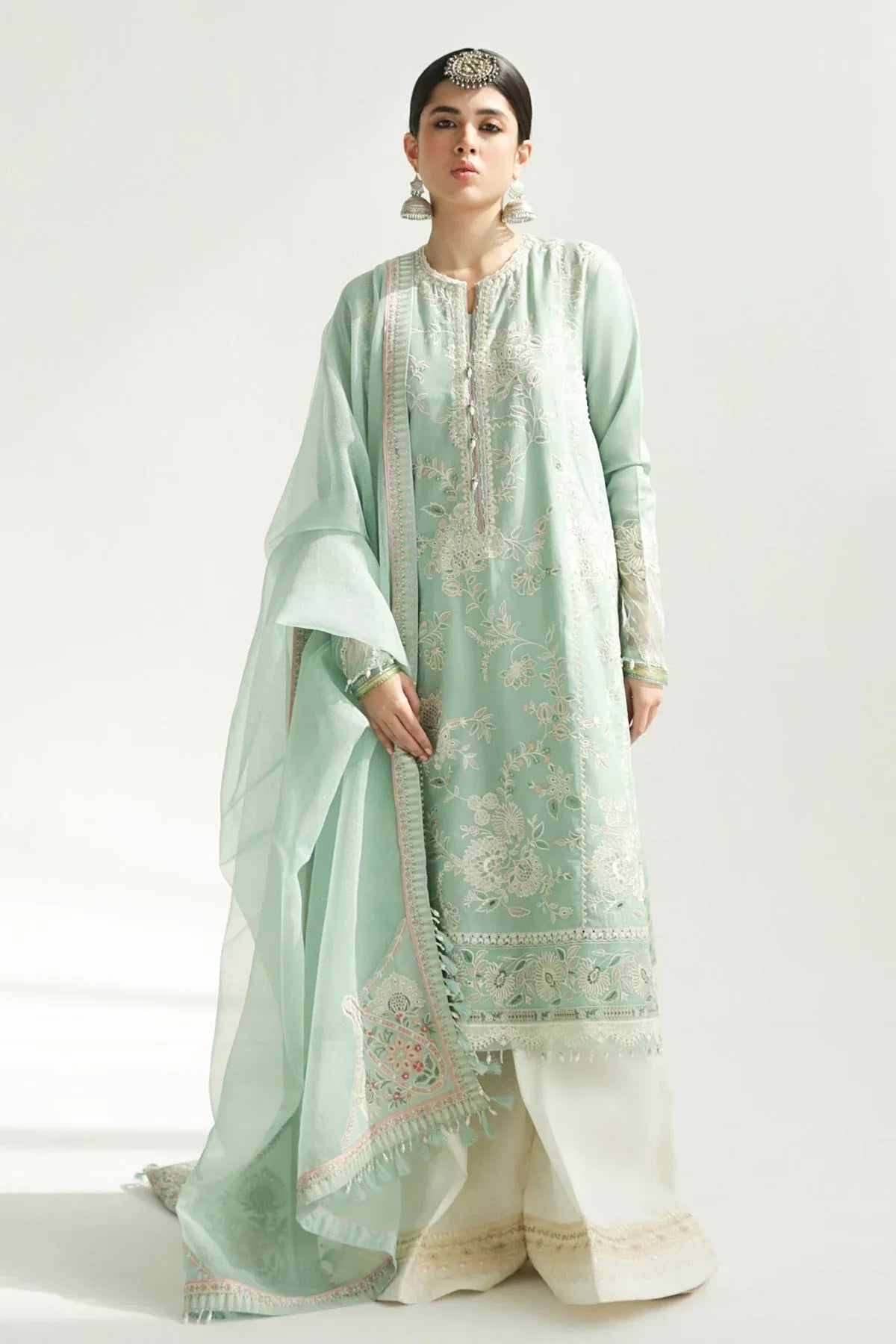 Zara Shahjahan | Luxury Lawn 24 | AMIRA-5B - Aqsa Fabrics