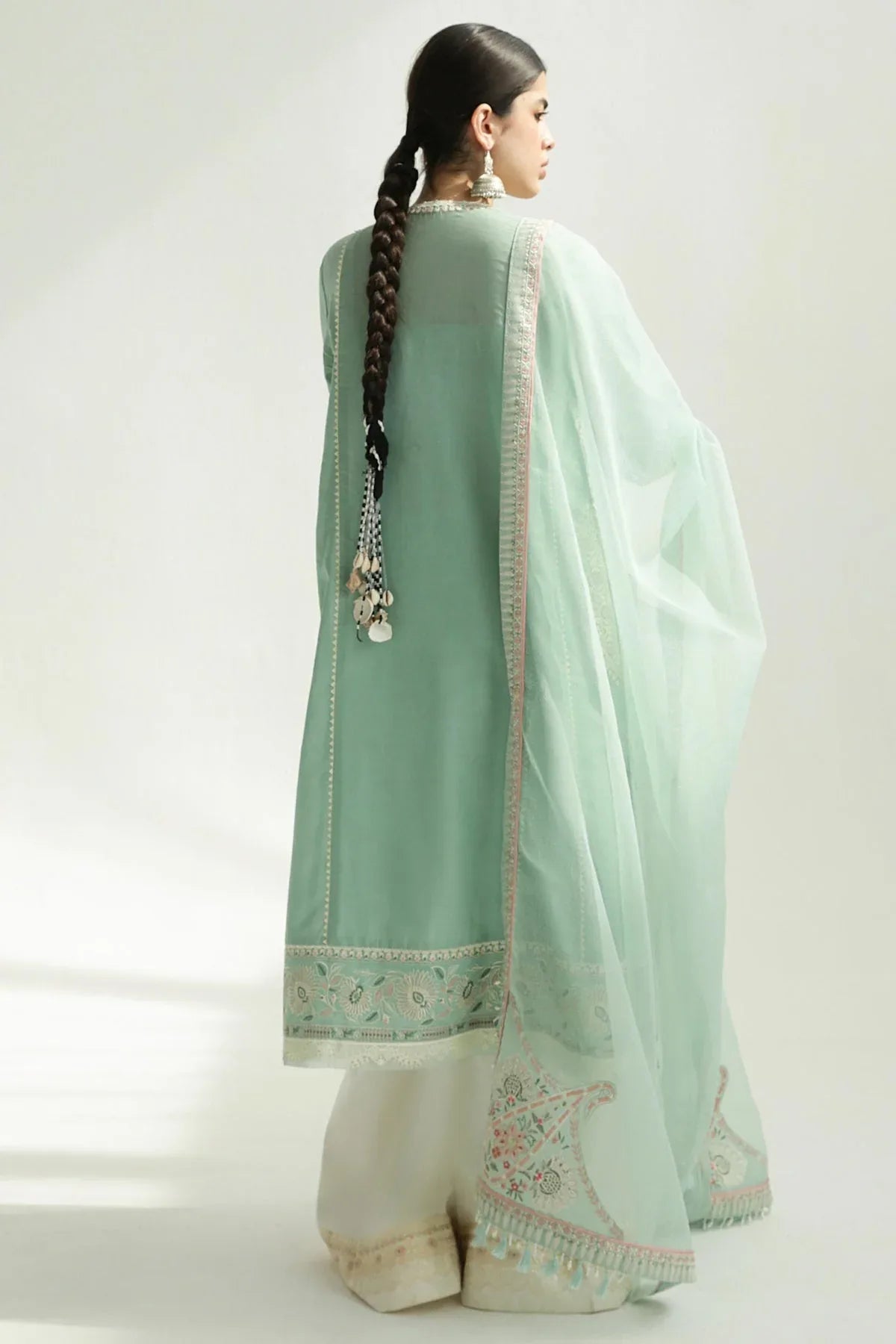 Zara Shahjahan | Luxury Lawn 24 | AMIRA-5B - Aqsa Fabrics