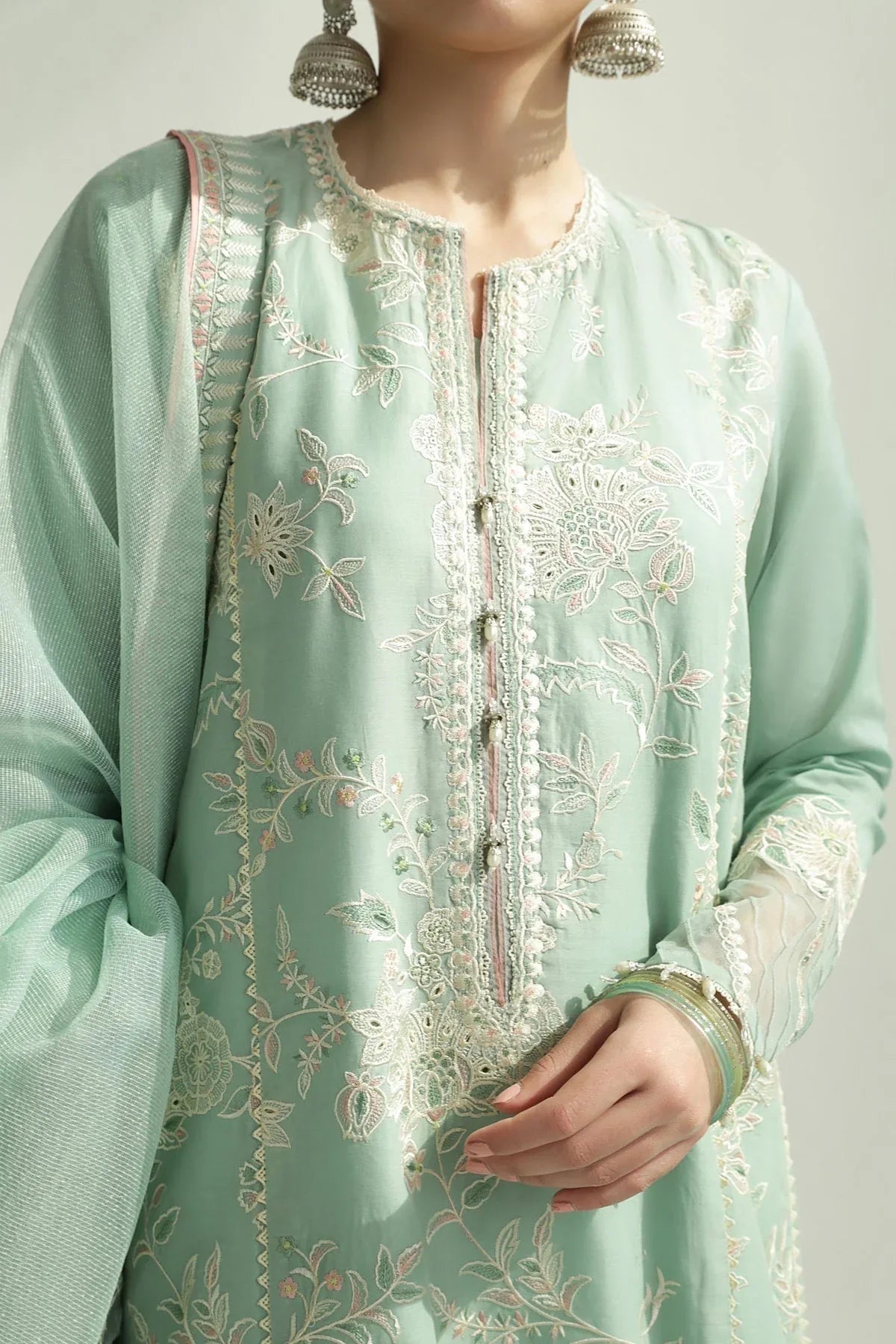 Zara Shahjahan | Luxury Lawn 24 | AMIRA-5B - Aqsa Fabrics