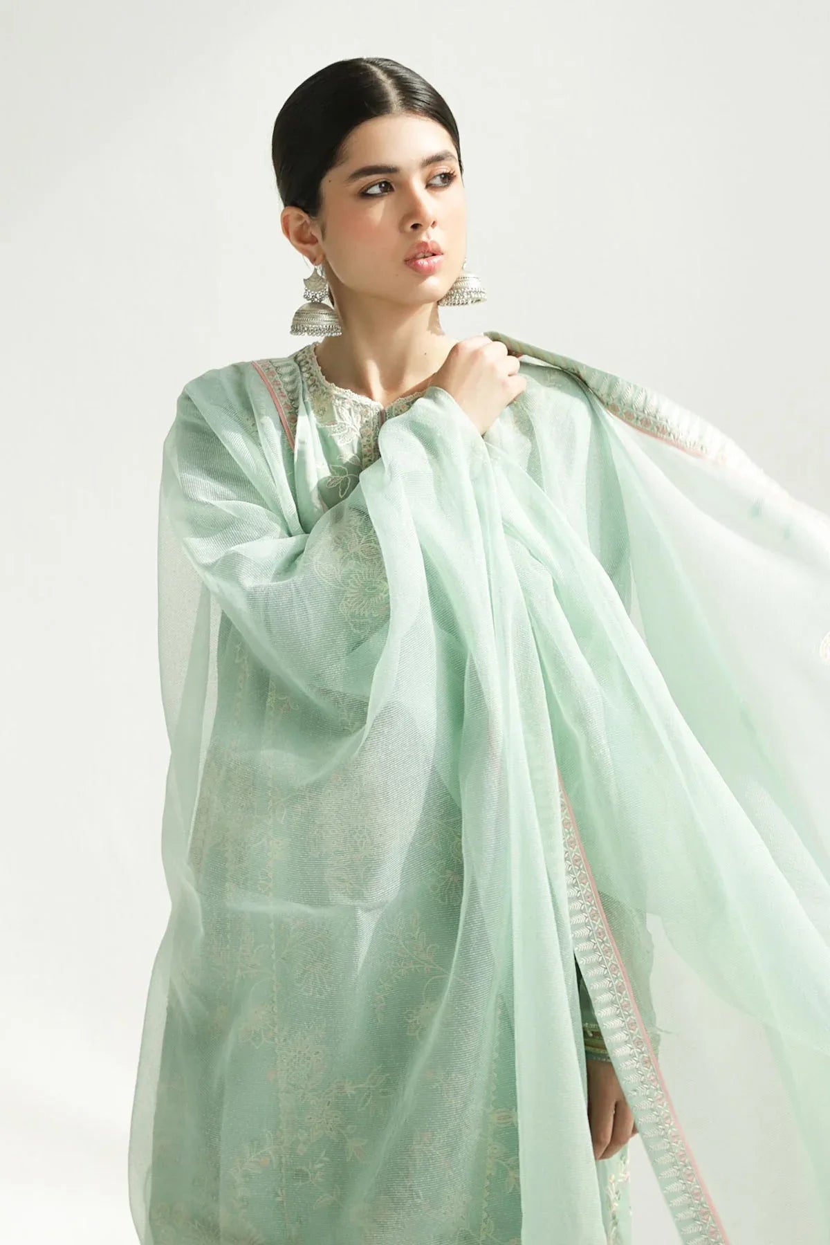Zara Shahjahan | Luxury Lawn 24 | AMIRA-5B - Aqsa Fabrics