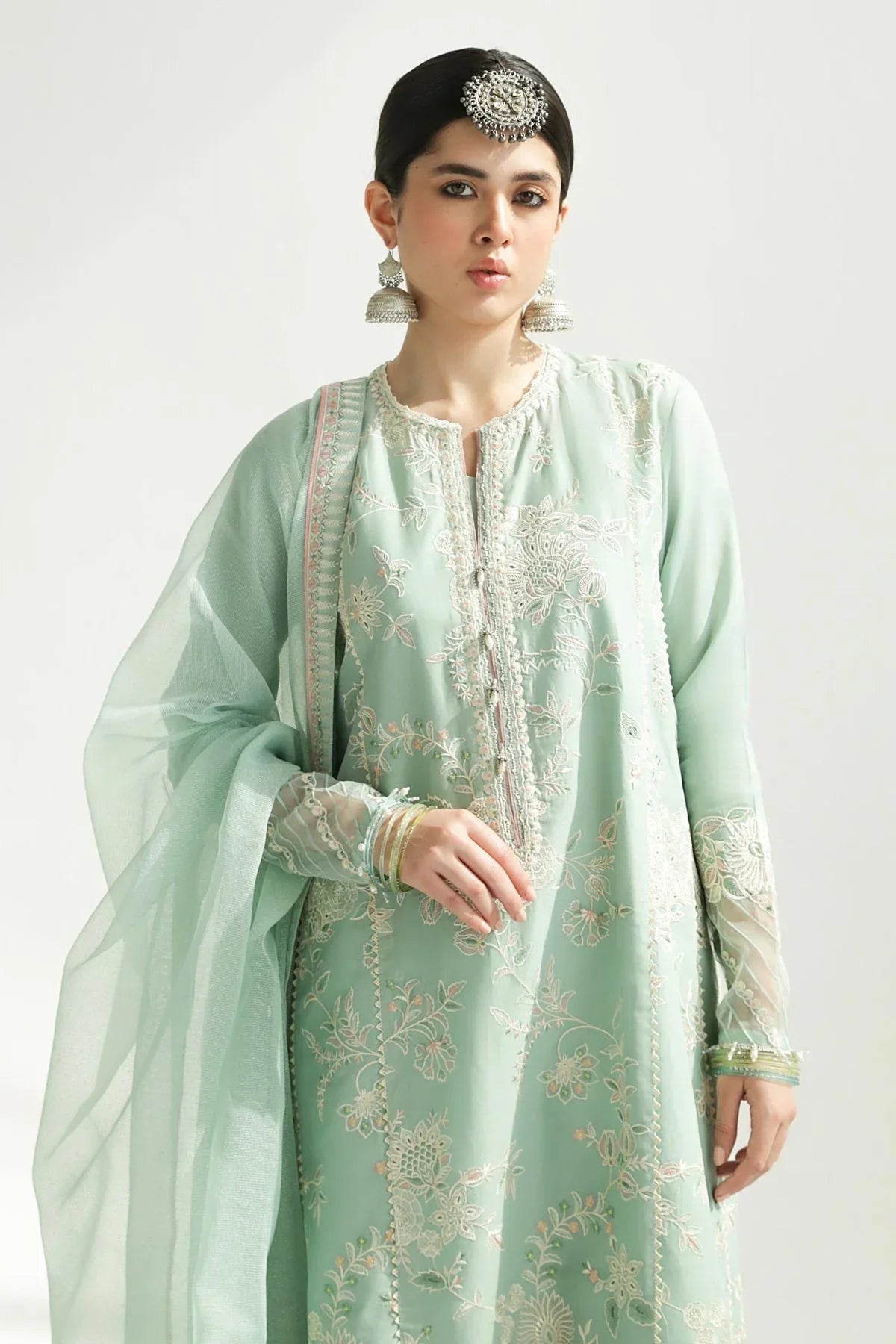 Zara Shahjahan | Luxury Lawn 24 | AMIRA-5B - Aqsa Fabrics