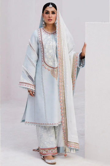 Zara Shahjahan | Luxury Lawn 24 | DILARA-15B - Aqsa Fabrics