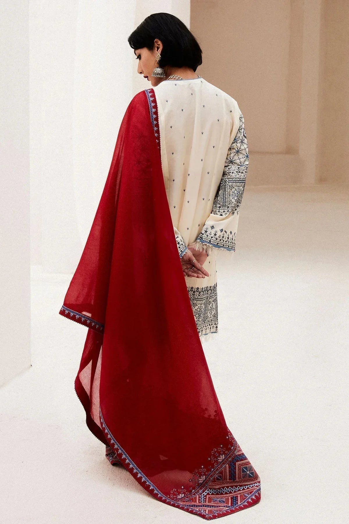 Zara Shahjahan | Luxury Lawn 24 | DIYA-2A - Aqsa Fabrics