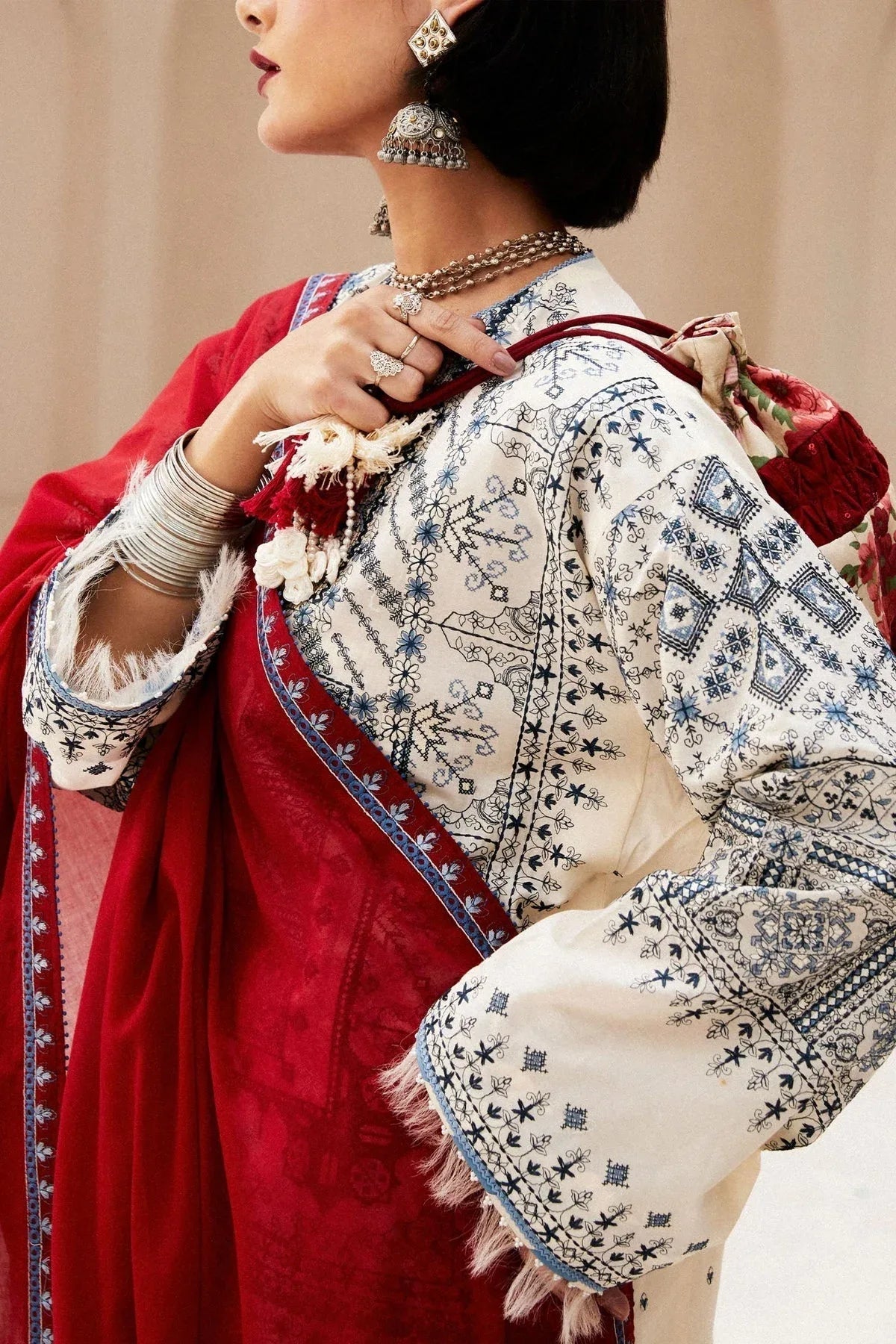 Zara Shahjahan | Luxury Lawn 24 | DIYA-2A - Aqsa Fabrics