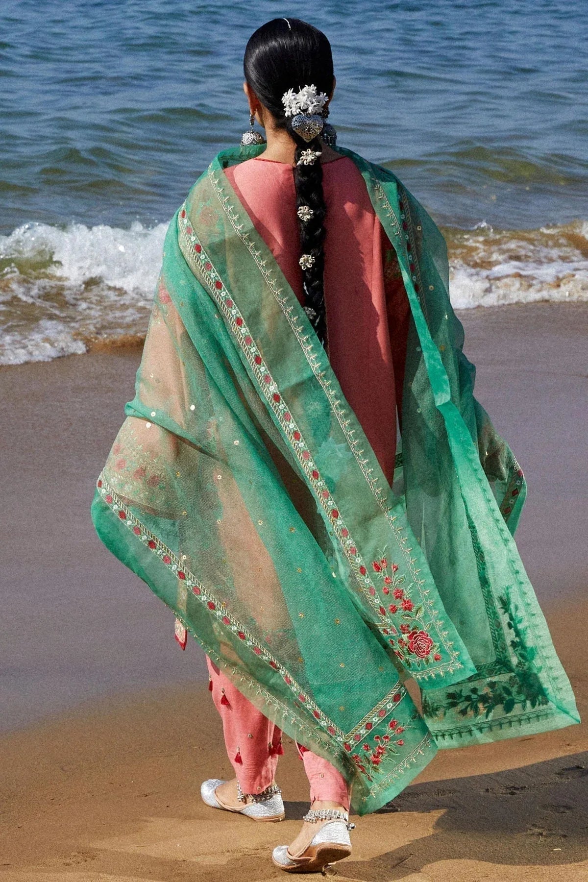 Zara Shahjahan | Luxury Lawn 24 | JIYA-6A - Aqsa Fabrics