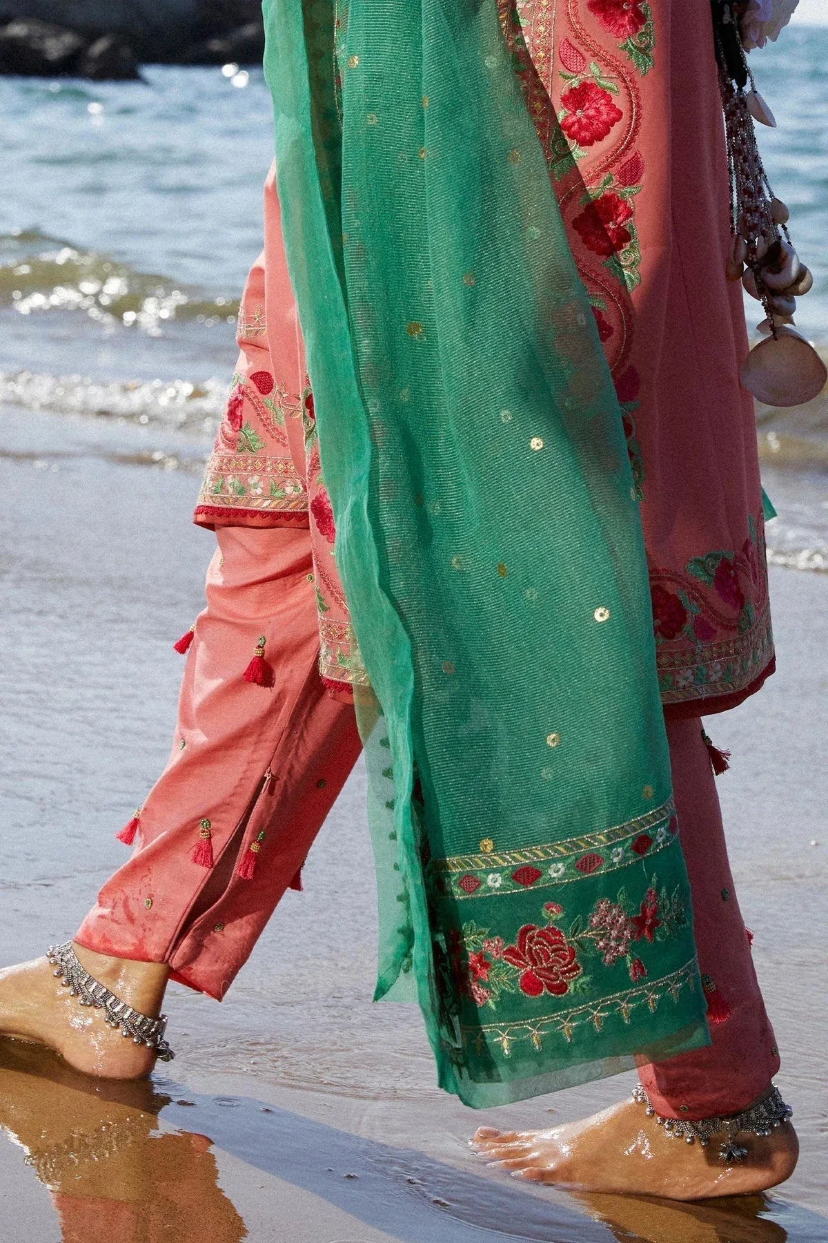 Zara Shahjahan | Luxury Lawn 24 | JIYA-6A - Aqsa Fabrics