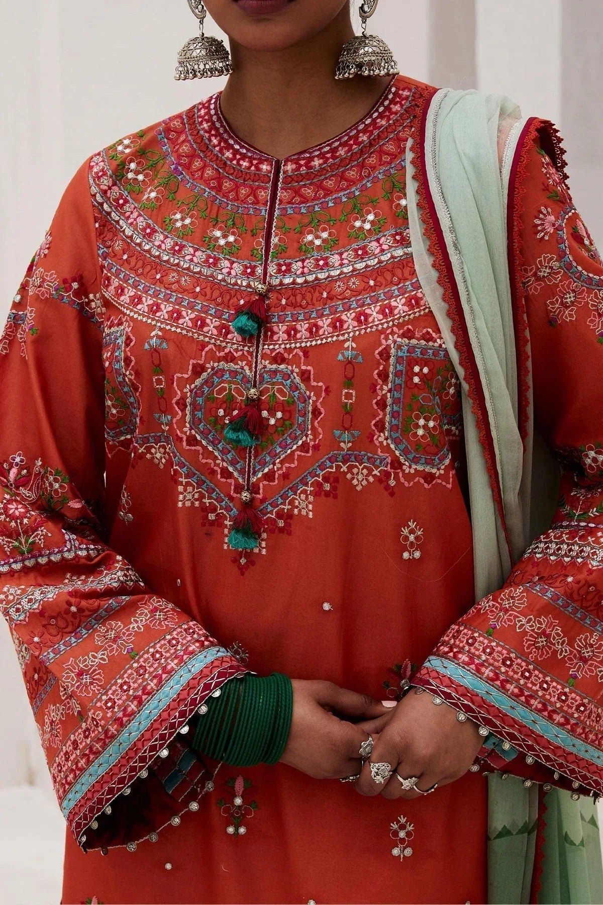 Zara Shahjahan | Luxury Lawn 24 | LAMIA-7A - Aqsa Fabrics