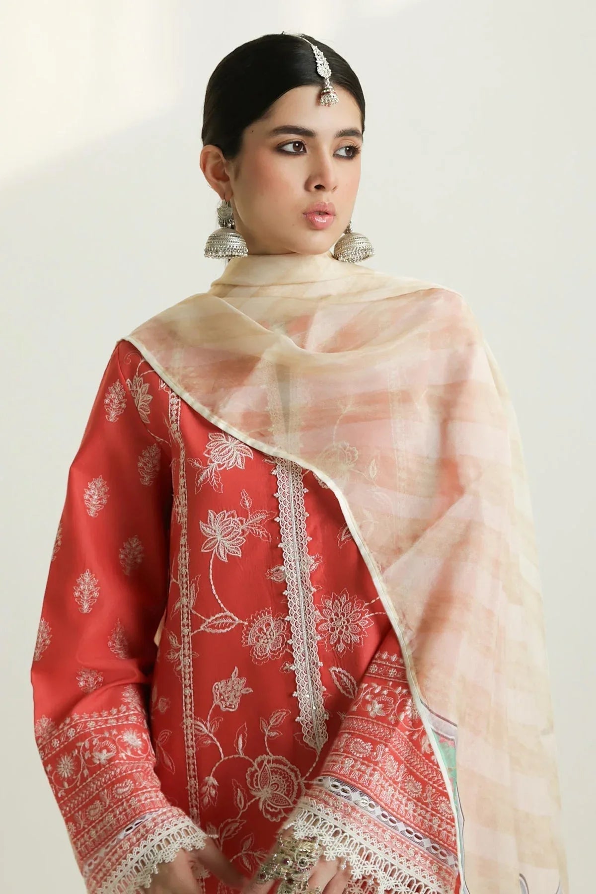 Zara Shahjahan | Luxury Lawn 24 | MAHI-1A - Aqsa Fabrics