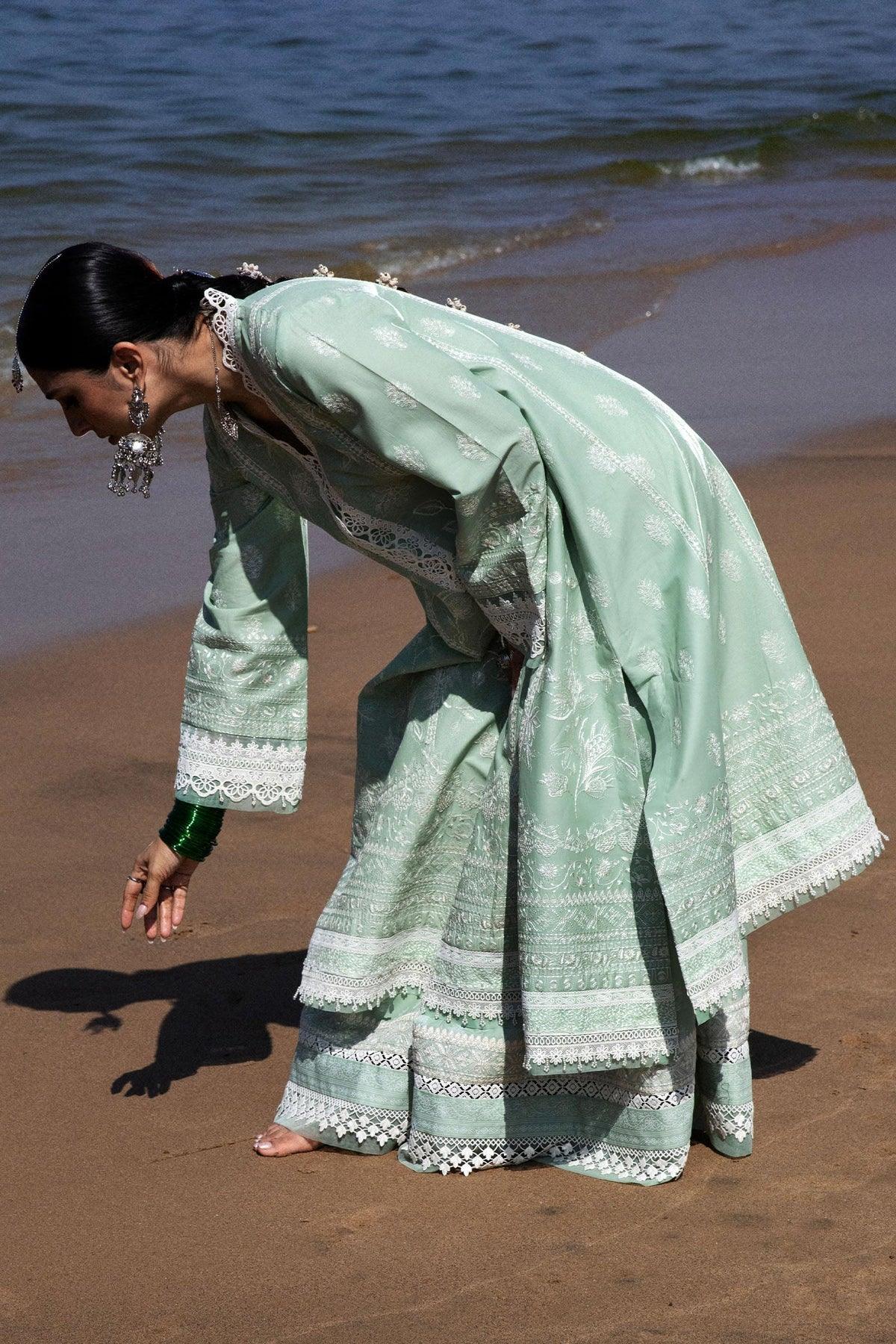 Zara Shahjahan | Luxury Lawn 24 | MAHI-1B - Aqsa Fabrics