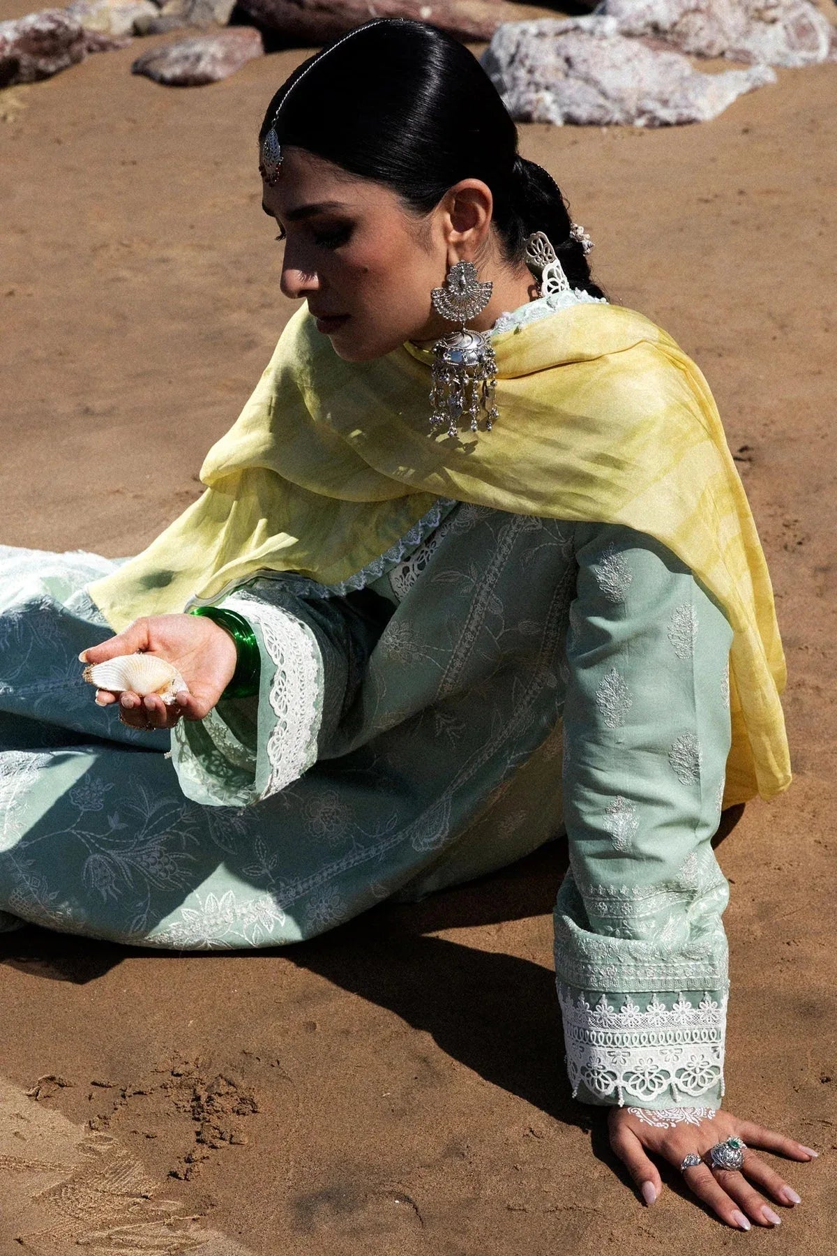 Zara Shahjahan | Luxury Lawn 24 | MAHI-1B - Aqsa Fabrics