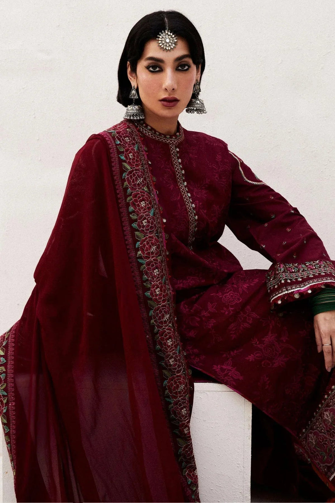 Zara Shahjahan | Luxury Lawn 24 | PARSA-9A - Aqsa Fabrics