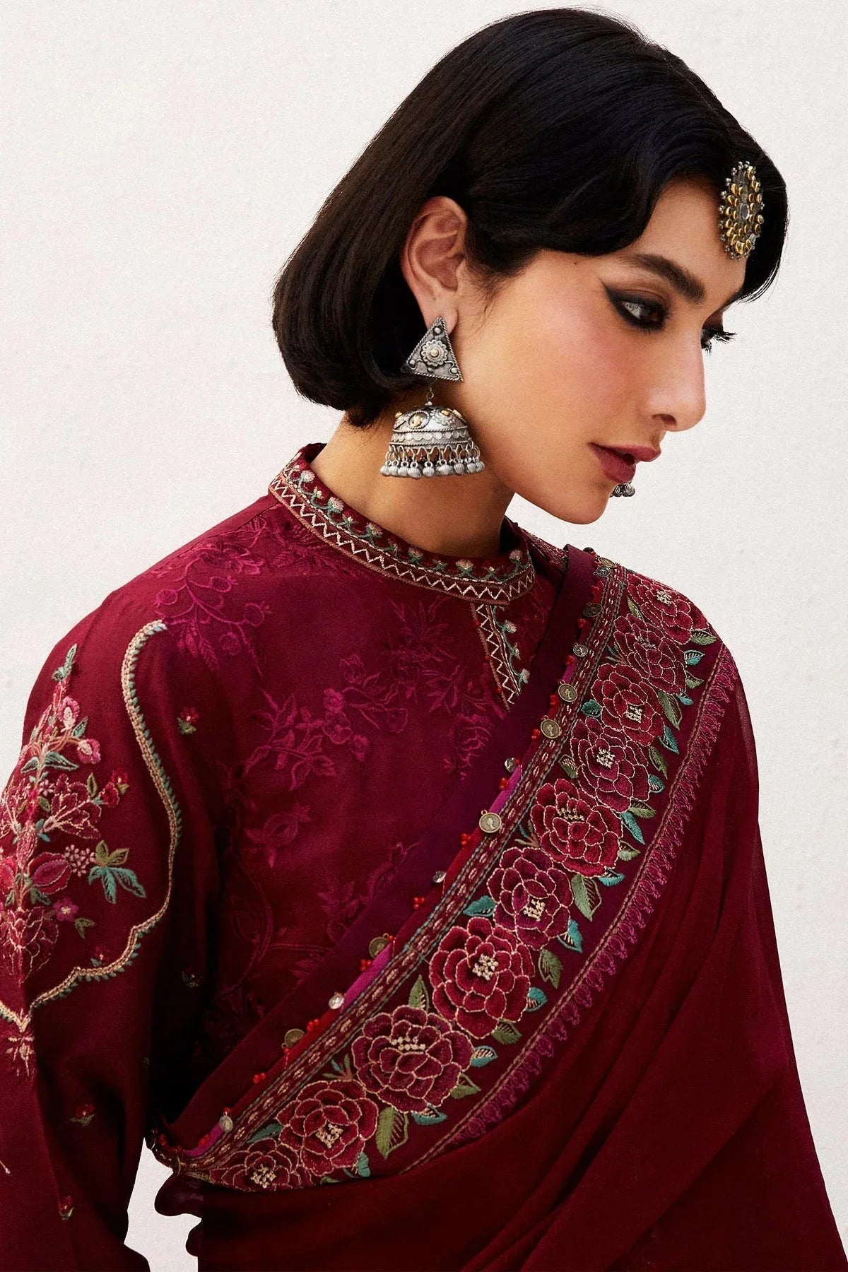 Zara Shahjahan | Luxury Lawn 24 | PARSA-9A - Aqsa Fabrics