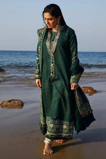 Zara Shahjahan | Luxury Lawn 24 | PARSA-9B - Aqsa Fabrics