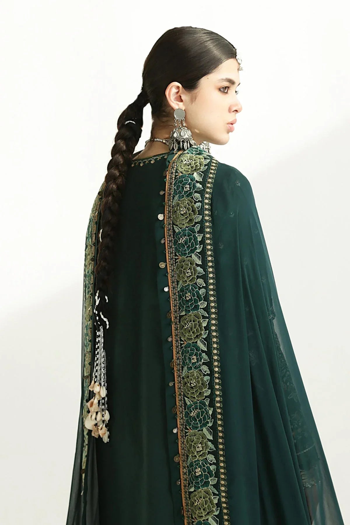 Zara Shahjahan | Luxury Lawn 24 | PARSA-9B - Aqsa Fabrics