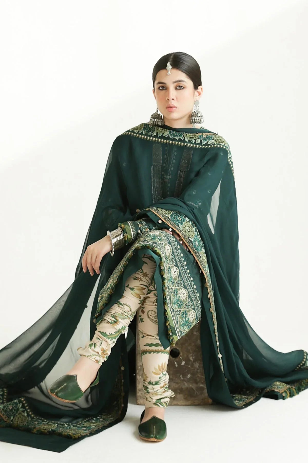 Zara Shahjahan | Luxury Lawn 24 | PARSA-9B - Aqsa Fabrics