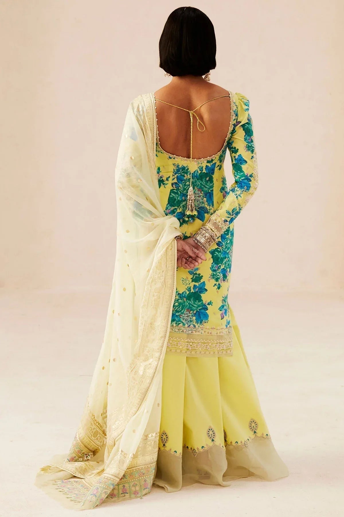 Zara Shahjahan | Luxury Lawn 24 | PHOOL KARI-13A - Aqsa Fabrics