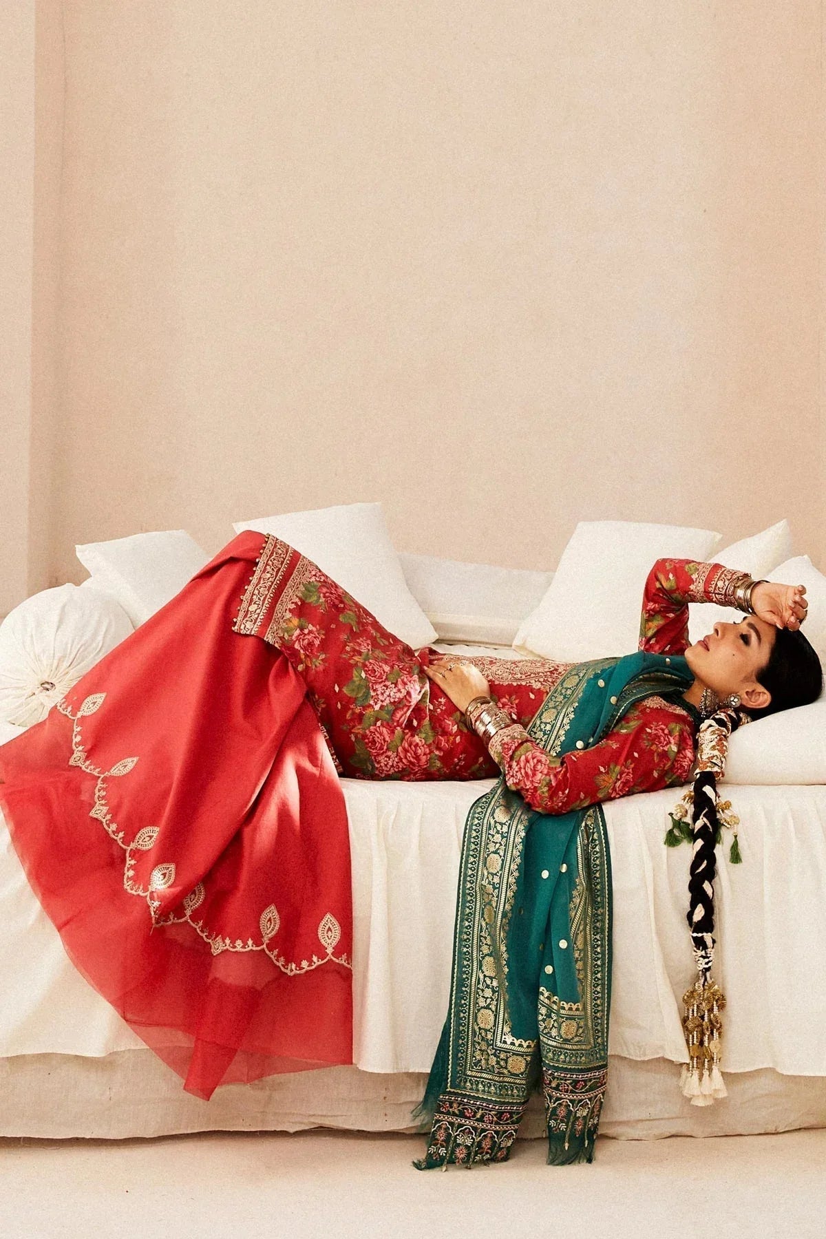 Zara Shahjahan | Luxury Lawn 24 | PHOOL KARI-13B - Aqsa Fabrics