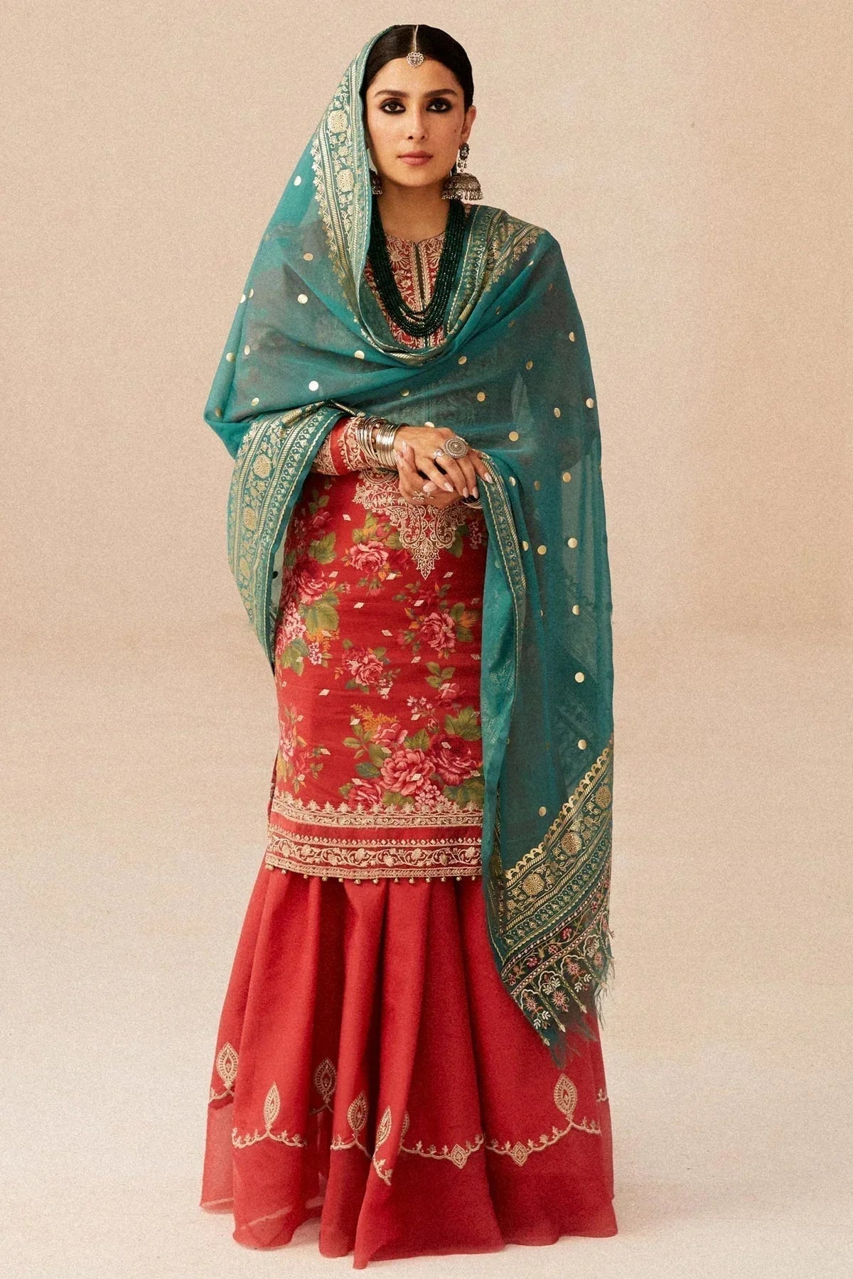 Zara Shahjahan | Luxury Lawn 24 | PHOOL KARI-13B - Aqsa Fabrics
