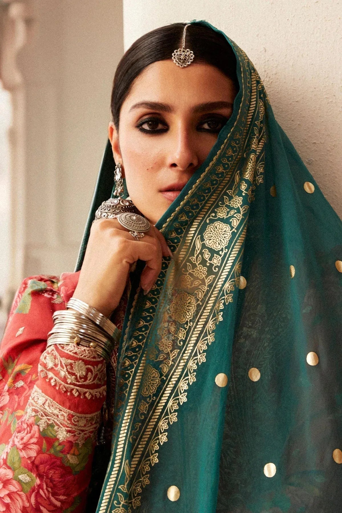Zara Shahjahan | Luxury Lawn 24 | PHOOL KARI-13B - Aqsa Fabrics