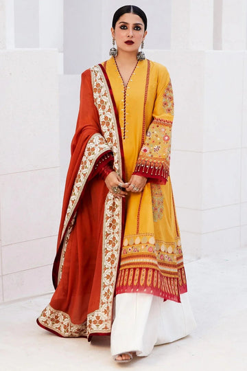 Zara Shahjahan | Luxury Lawn 24 | SANDAL-10A - Aqsa Fabrics