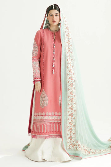 Zara Shahjahan | Luxury Lawn 24 | SANDAL-10B - Aqsa Fabrics