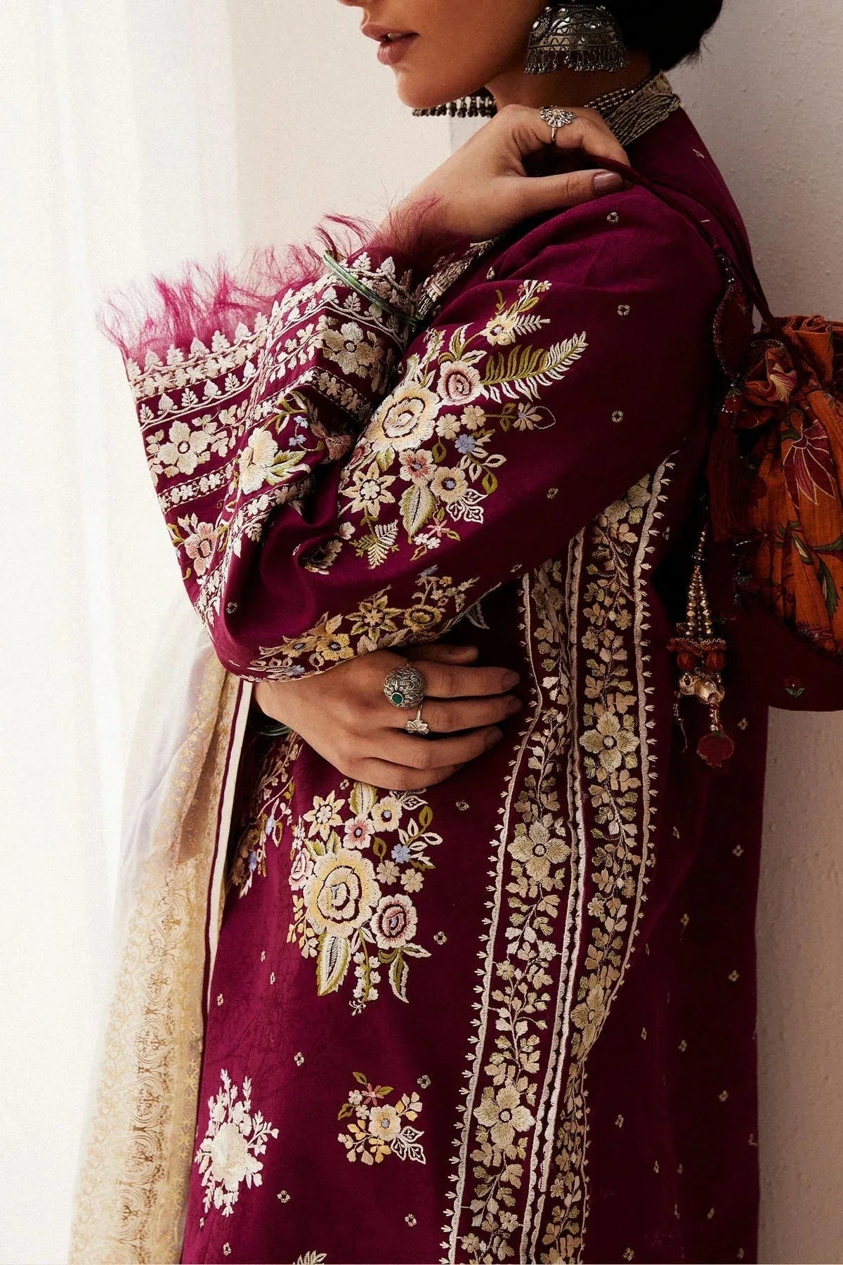 Zara Shahjahan | Luxury Lawn 24 | SIFFA-4A - Aqsa Fabrics
