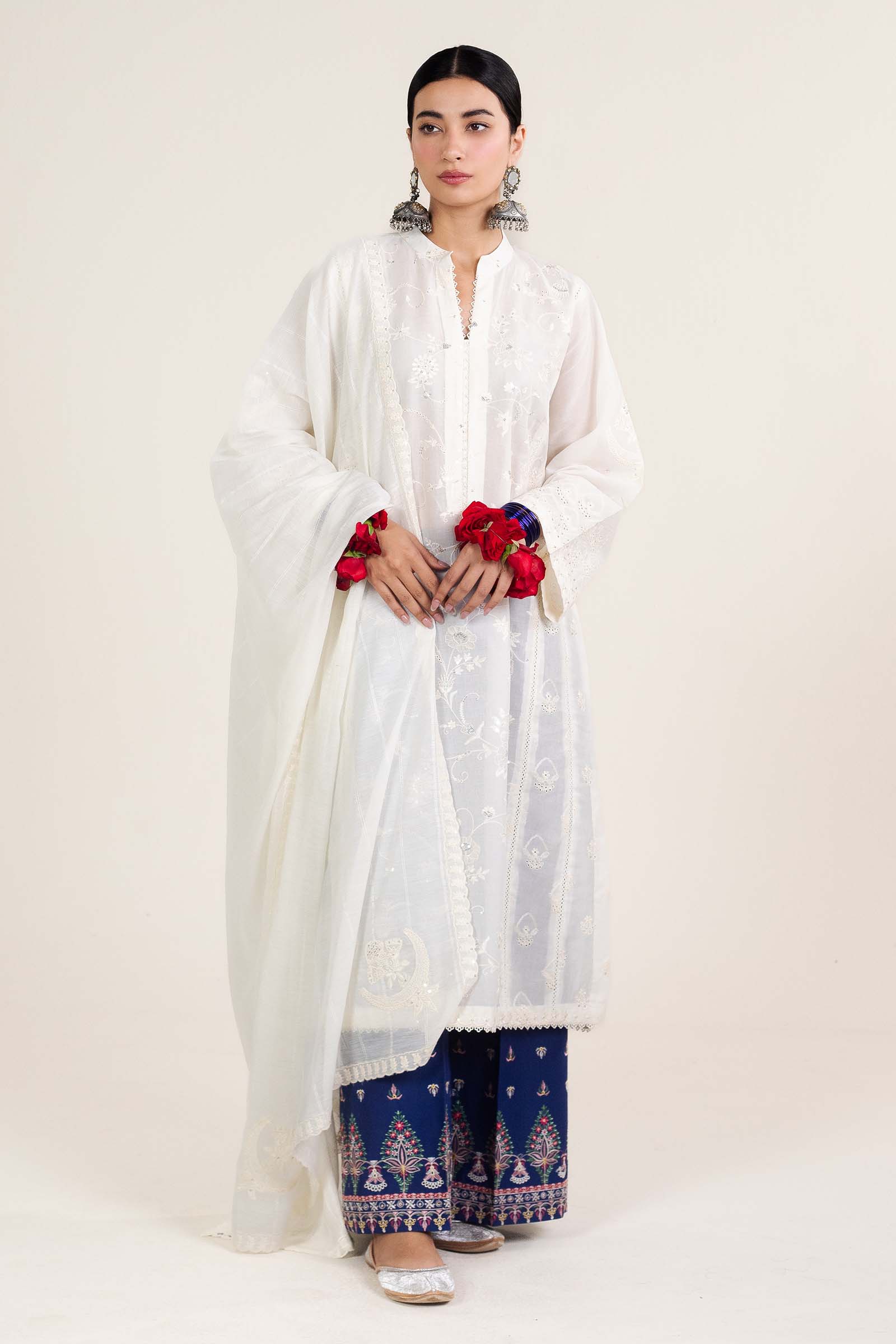 Zara Shahjahan | Stitched Lawn 24 | SL-DEENA-12B - Aqsa Fabrics