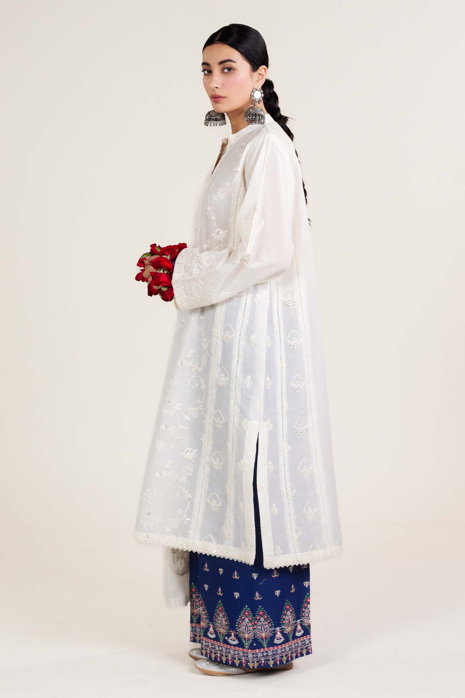 Zara Shahjahan | Stitched Lawn 24 | SL-DEENA-12B - Aqsa Fabrics